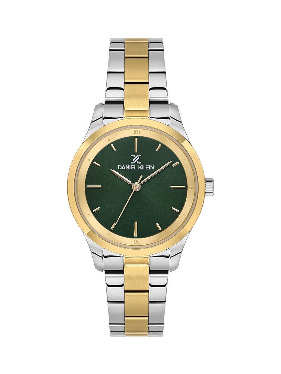 Premium Silver and Gold Stainless Steel Watch for Women DK.1.14166-5