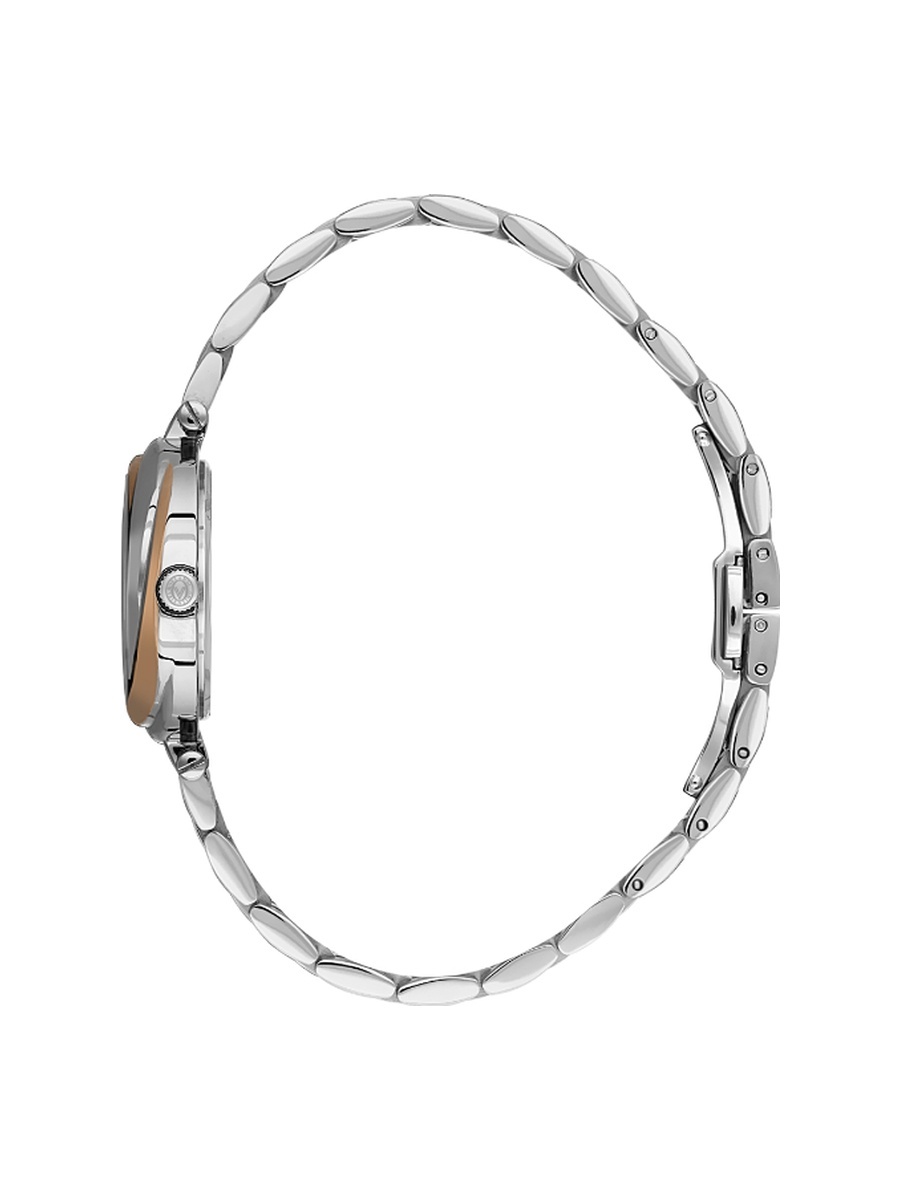 Silver and Rose Gold Stainless Steel Watch for Women VO.1.10032-5