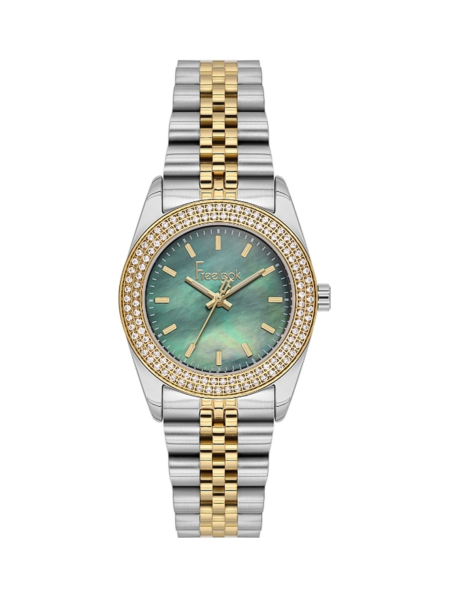 Lumiere Silver and Gold Stainless Steel Watch for Women FL.1.10532-4