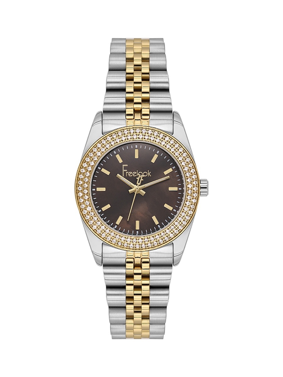 Lumiere Silver and Gold Stainless Steel Watch for Women FL.1.10532-5