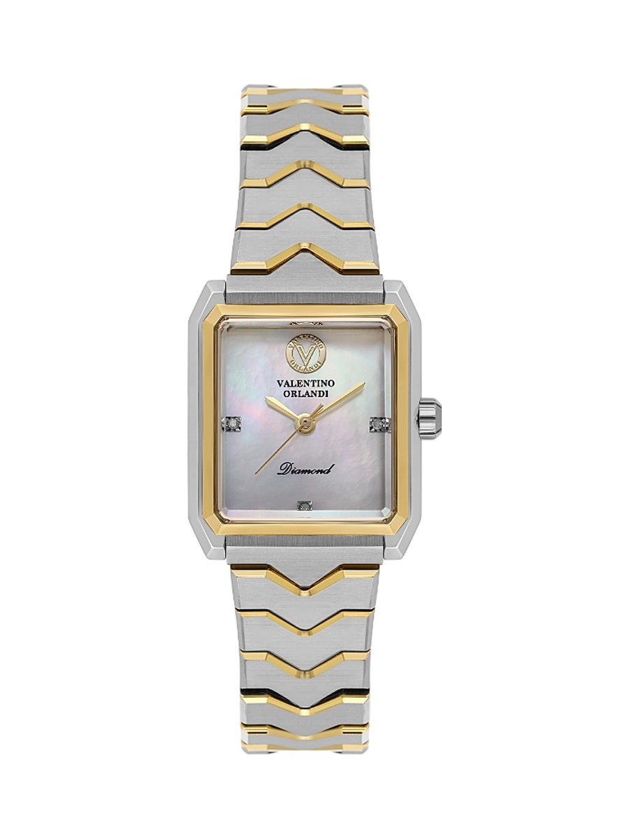 Silver and Gold Stainless Steel Watch for Women VO.1.10036-3