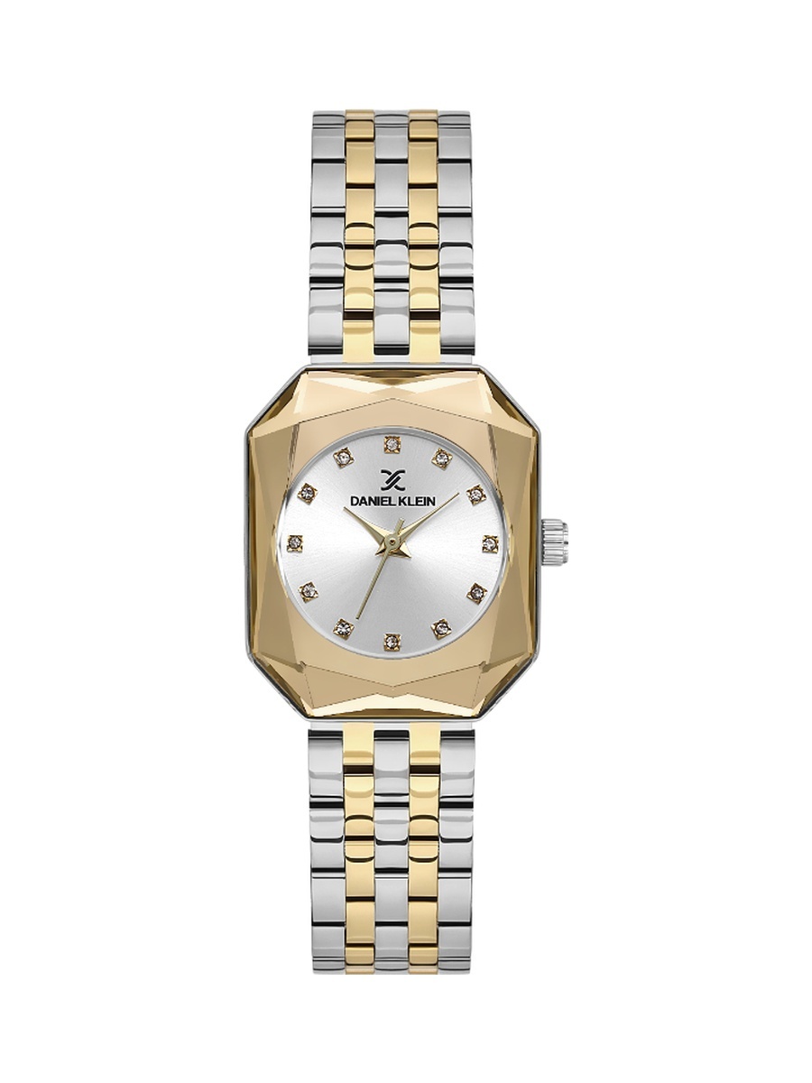 Premium Silver and Gold Stainless Steel Watch for Women DK.6.14182-5