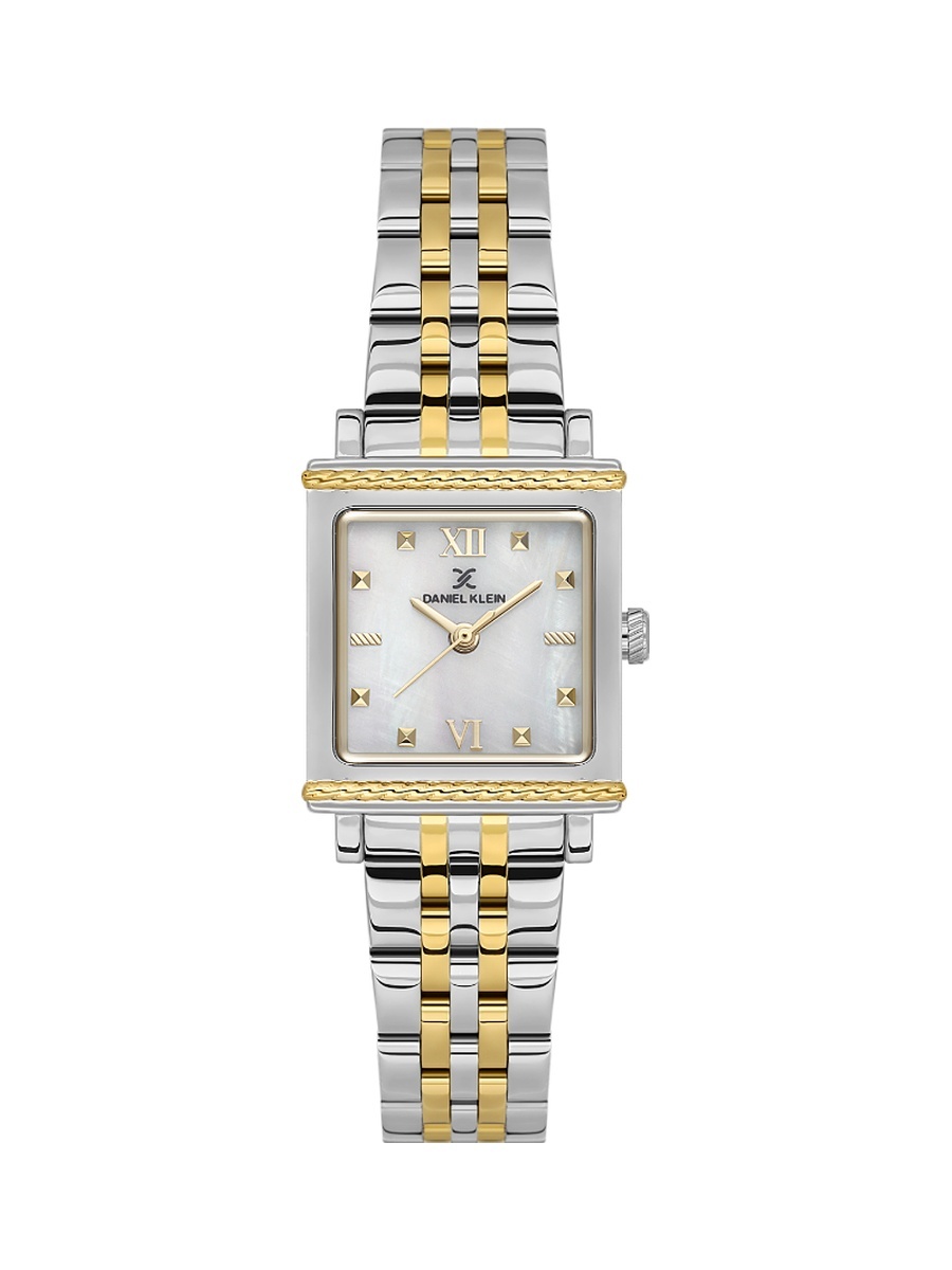 Premium Silver and Gold Stainless Steel Watch for Women DK.1.14168-3