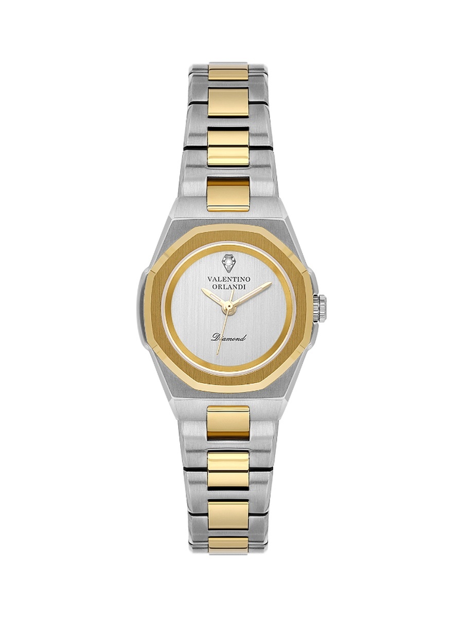 Silver and Gold Stainless Steel Watch for Women VO.1.10038-3