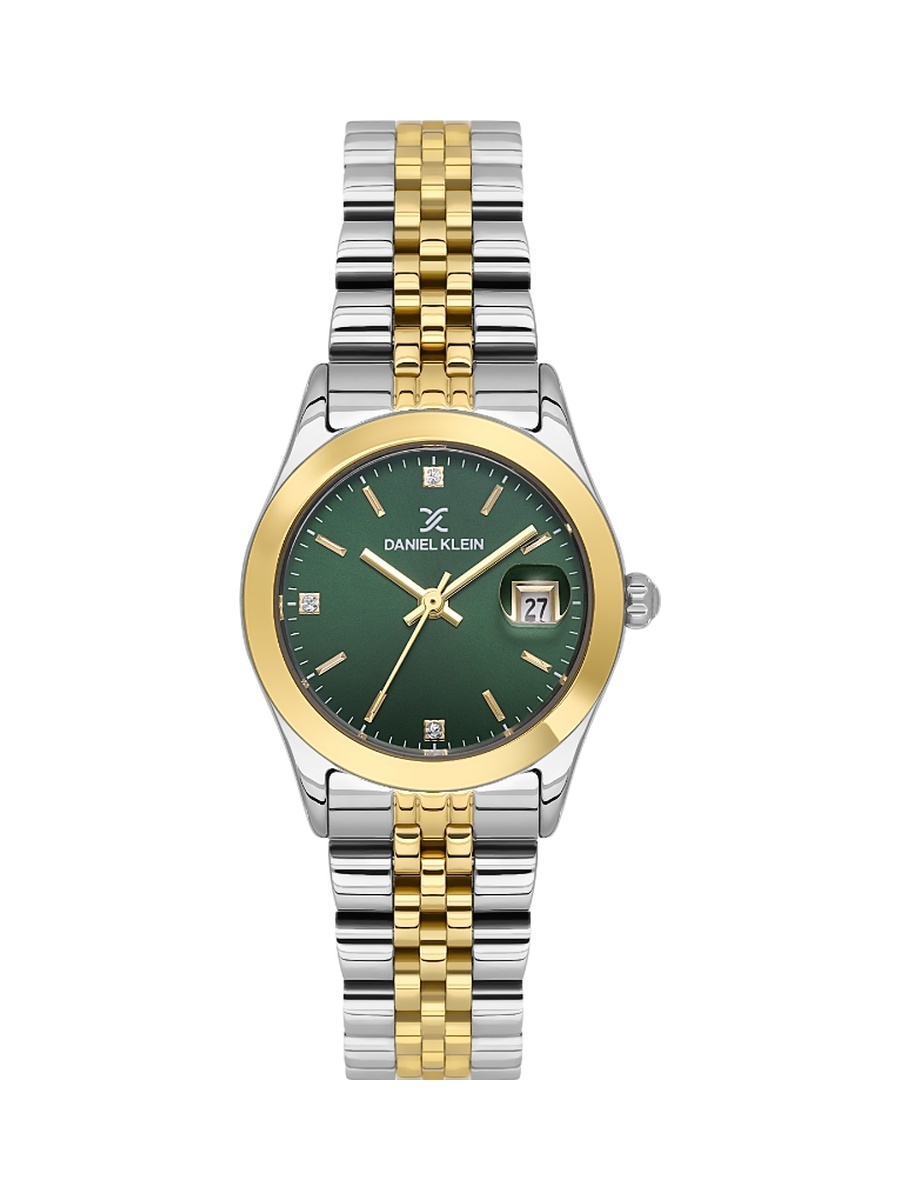 Premium Silver and Gold Stainless Steel Watch for Women DK.6.14183-4