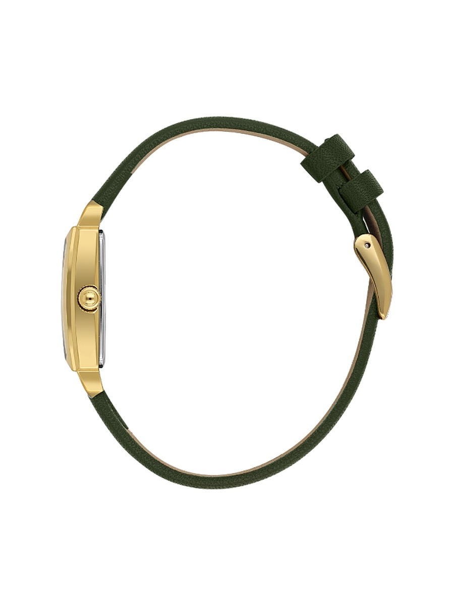 Premium Dark Green Leather Watch for Women DK.1.14169-3