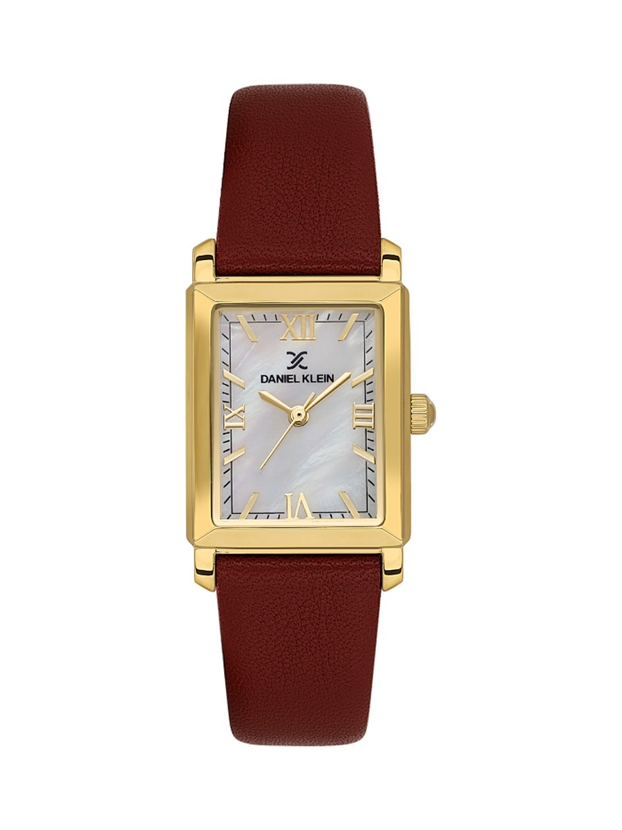 Premium Dark Brown Leather Watch for Women DK.1.14169-4