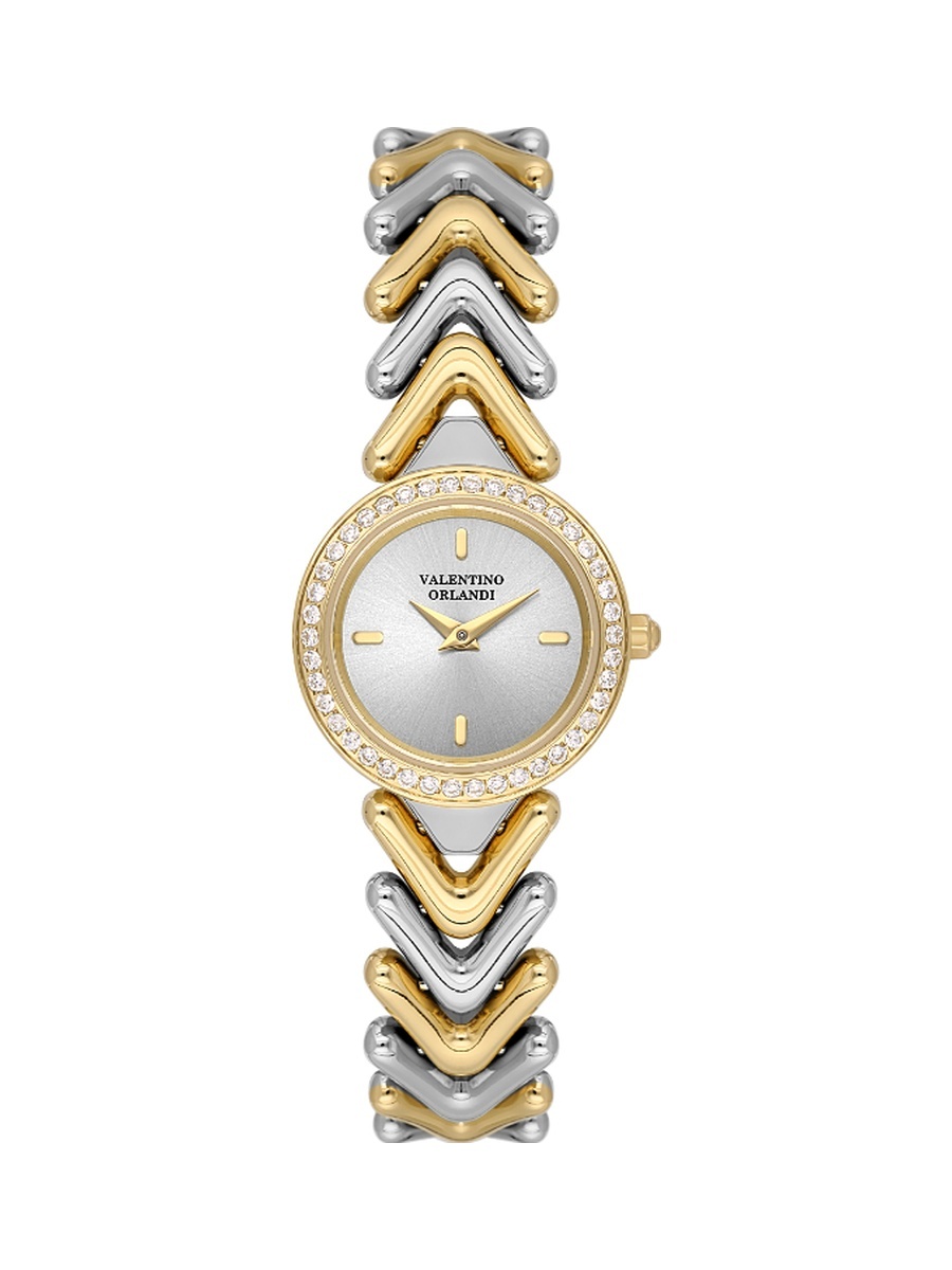 Silver and Gold Stainless Steel Watch for Women VO.4.10009-2