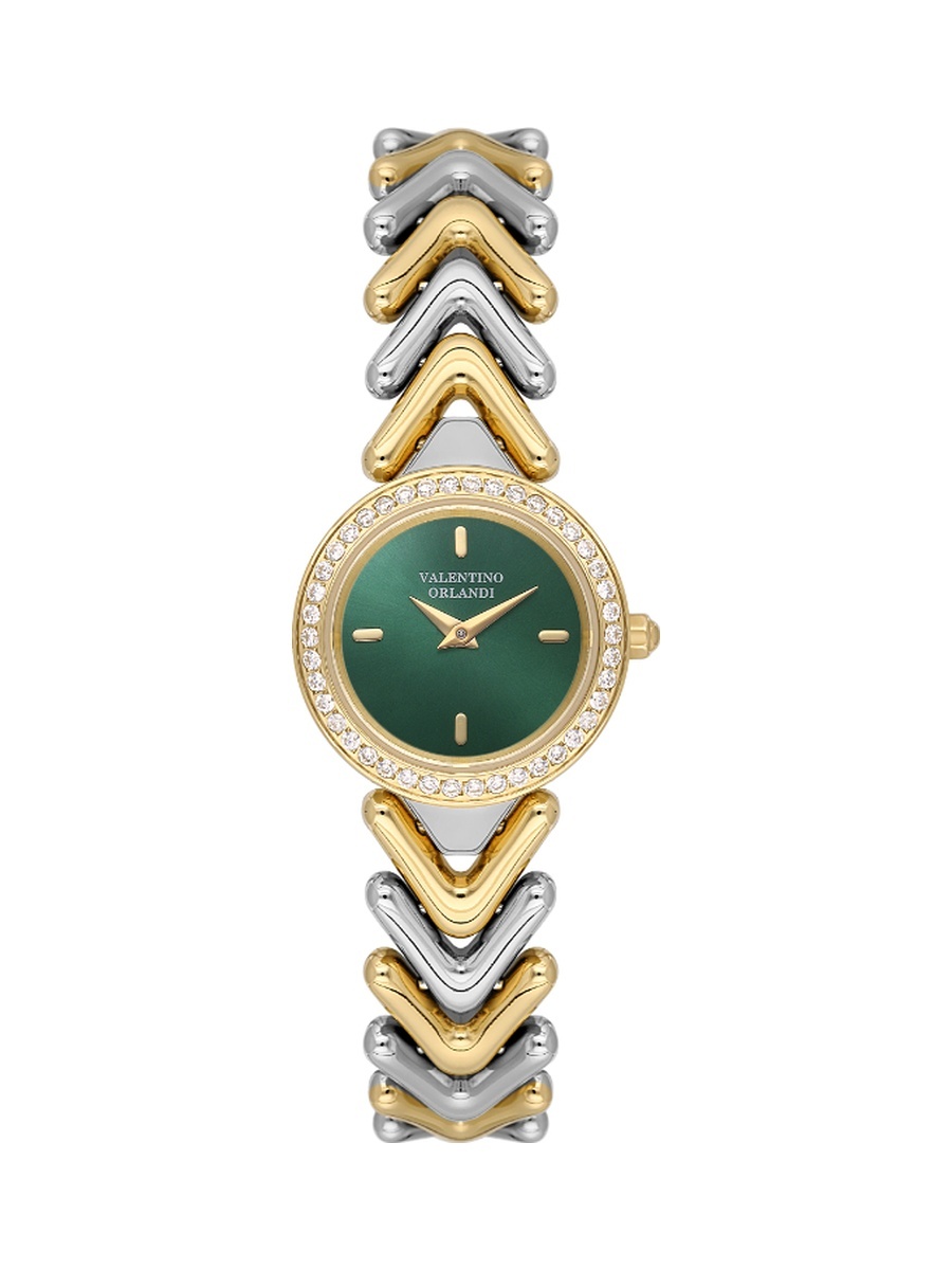 Silver and Gold Stainless Steel Watch for Women VO.4.10009-5