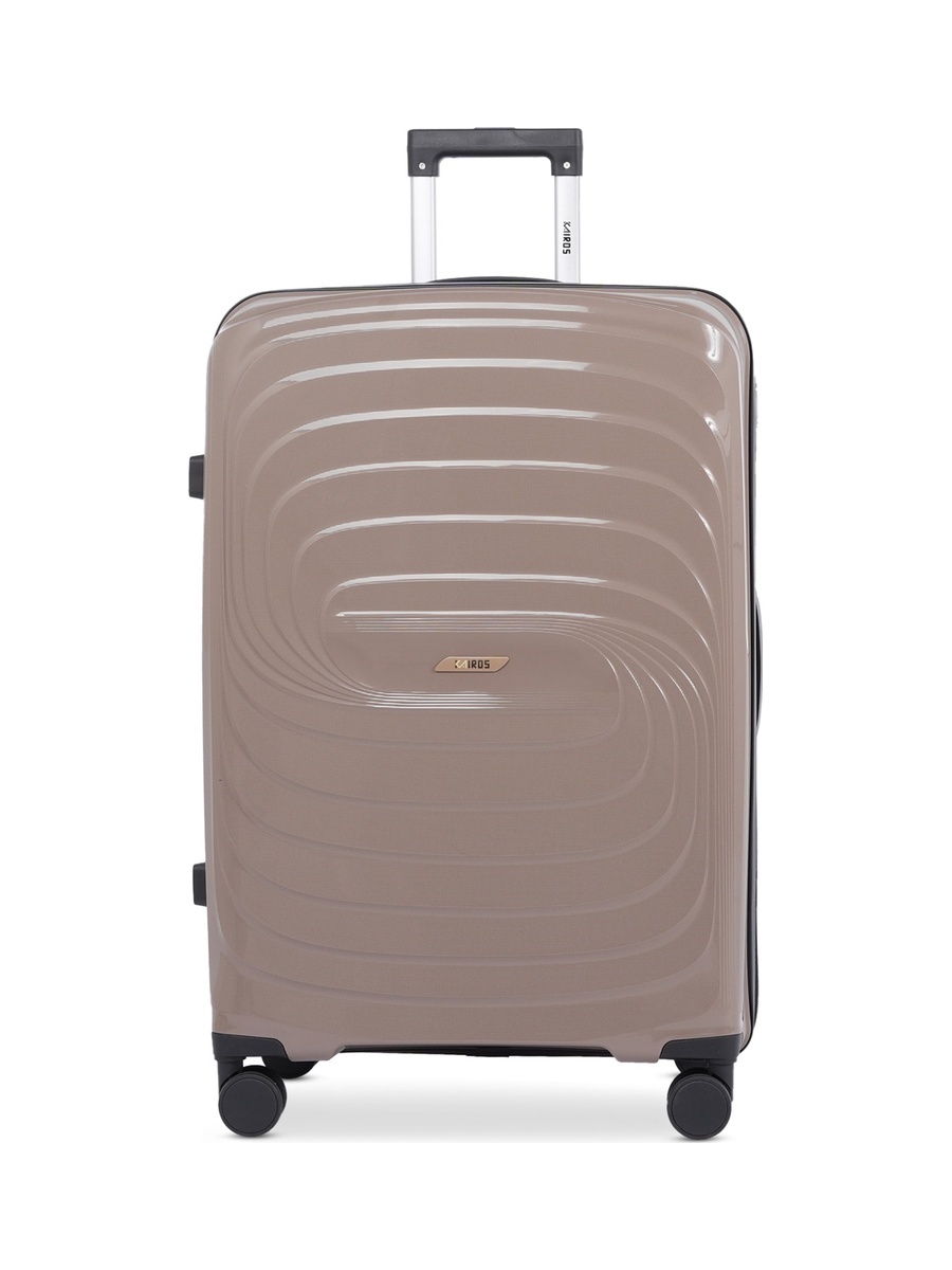 28inch Luggage with Anti-Theft Zipper | Polypropylene(PP) Material | Lightweight | TSA Lock | 360, 4-Wheels | Telescopic Handle | Tough Suitcase for Travel KTR-701-28-Khaki