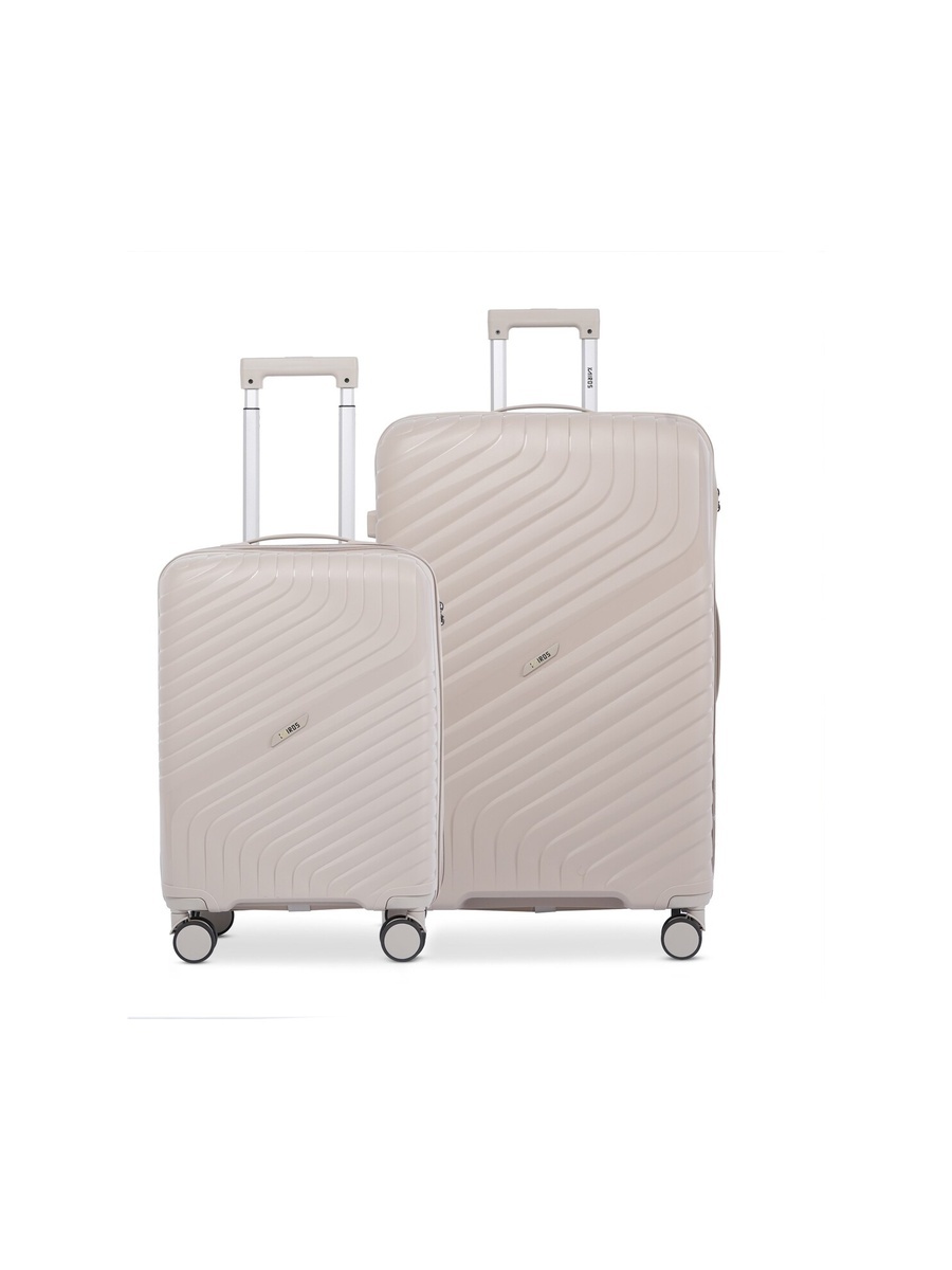 20inch Luggage with Anti-Theft Zipper | Polypropylene(PP) Material | Lightweight | TSA Lock | 360, 4-Wheels | Telescopic Handle | Tough Suitcase for Travel KTR-700-20-Khaki