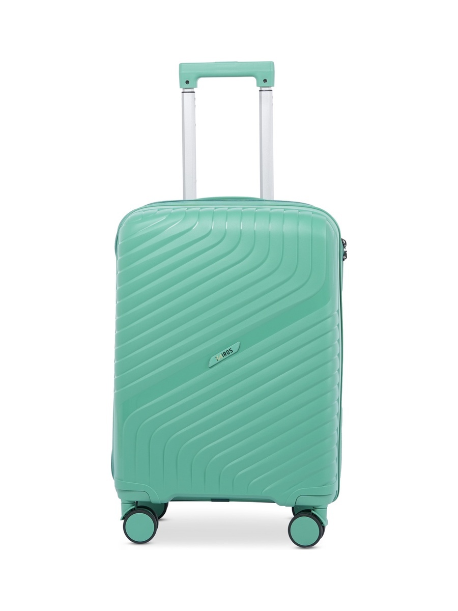 20inch Luggage with Anti-Theft Zipper | Polypropylene(PP) Material | Lightweight | TSA Lock | 360, 4-Wheels | Telescopic Handle | Tough Suitcase for Travel KTR-700-20-Green