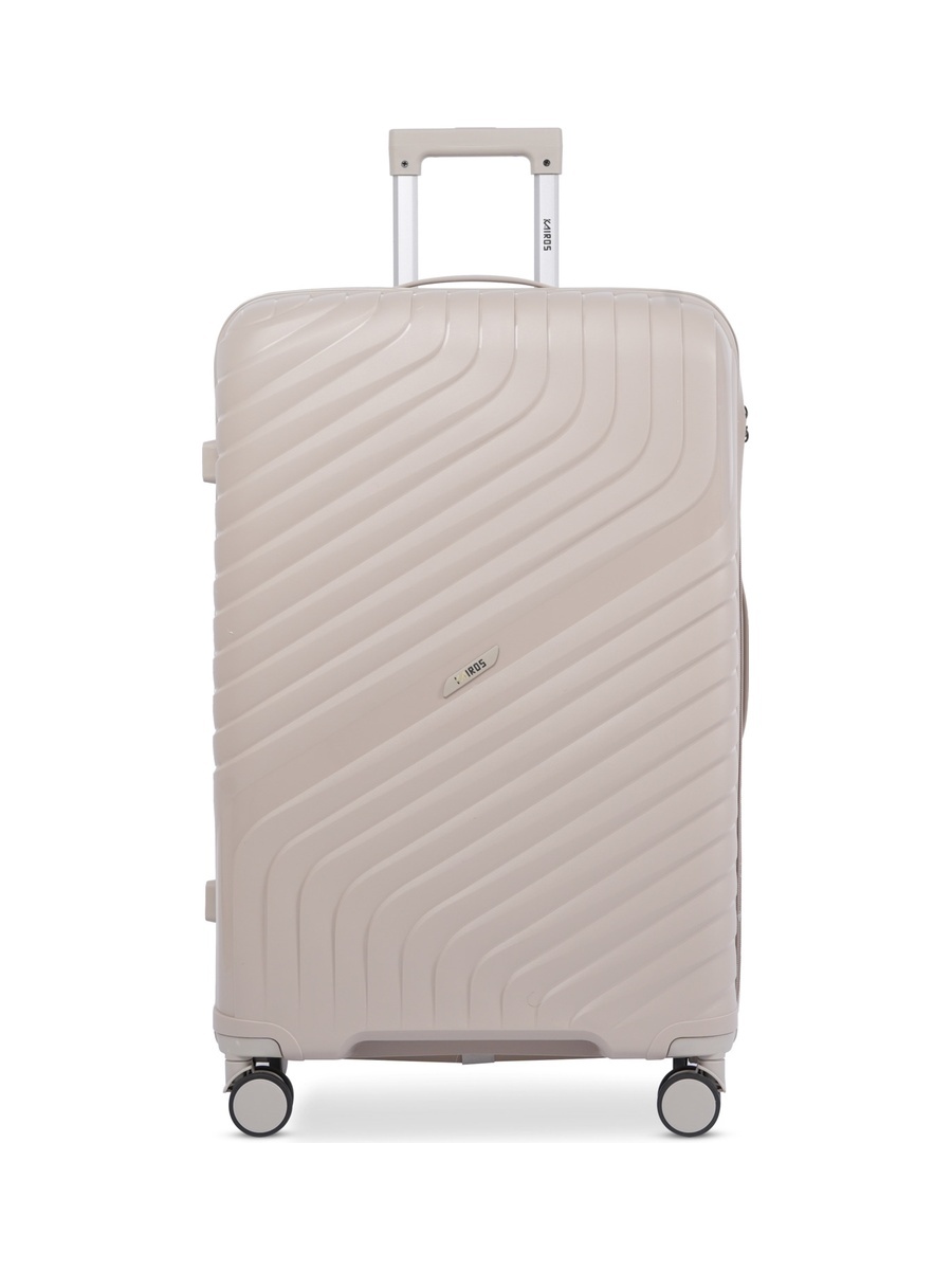28inch Luggage with Anti-Theft Zipper | Polypropylene(PP) Material | Lightweight | TSA Lock | 360, 4-Wheels | Telescopic Handle | Tough Suitcase for Travel KTR-700-28-Khaki