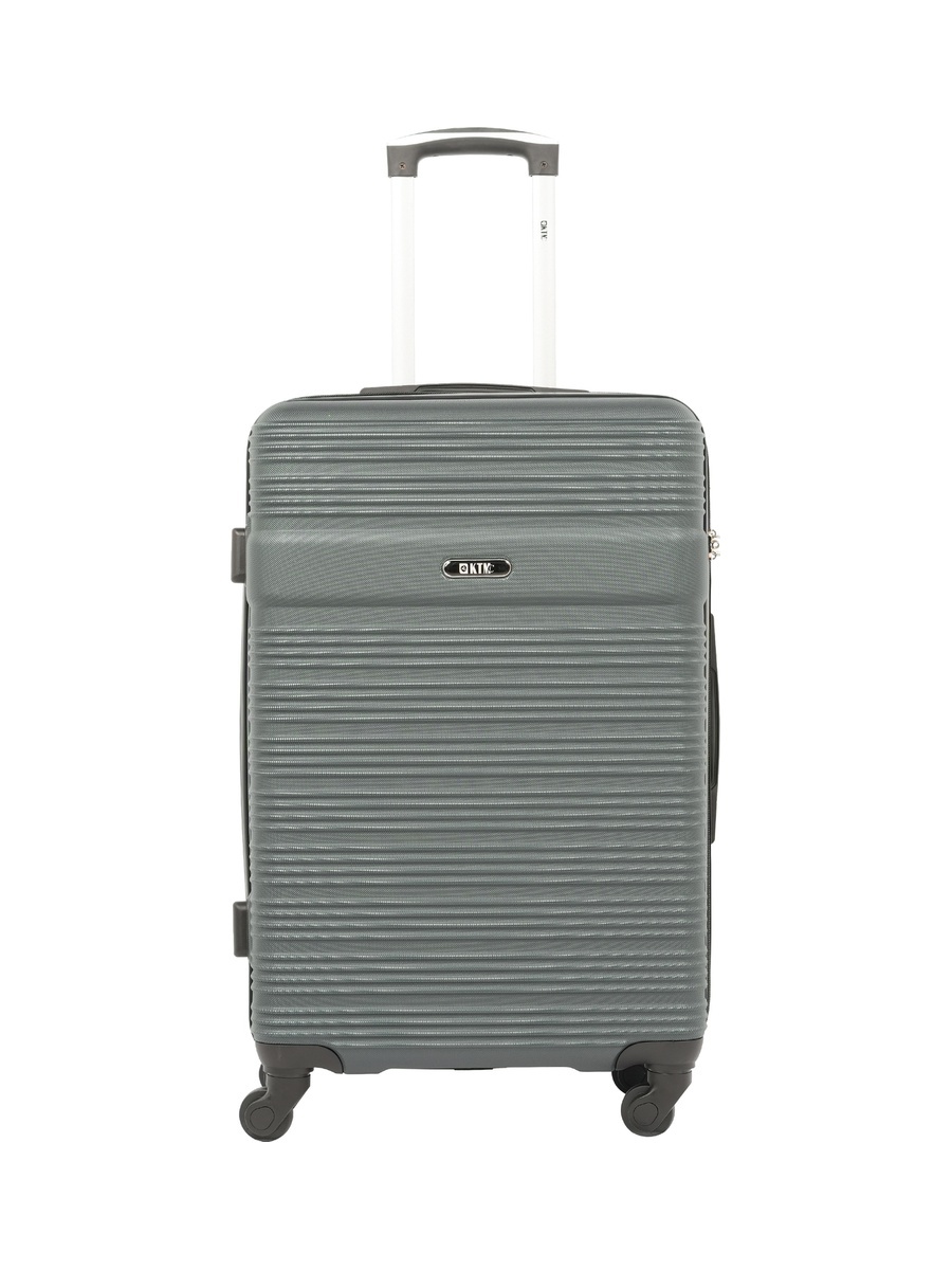3-Piece Hardside Luggage Set, 20/ 24/ 28 inch ABS Spinner Trolley Bags with Combination Lock, KTMC-9199- Blackish Green