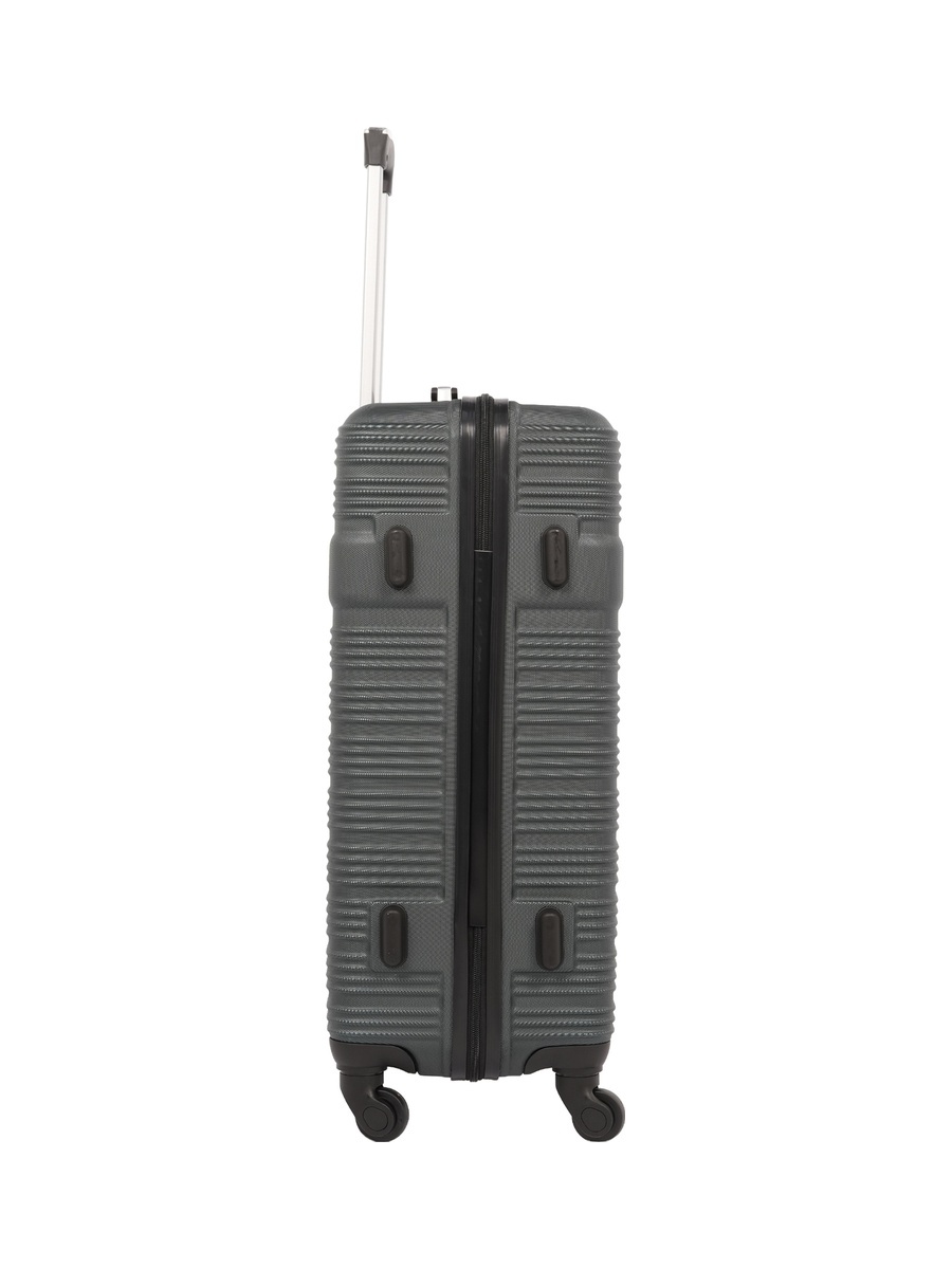 3-Piece Hardside Luggage Set, 20/ 24/ 28 inch ABS Spinner Trolley Bags with Combination Lock, KTMC-9199- Blackish Green