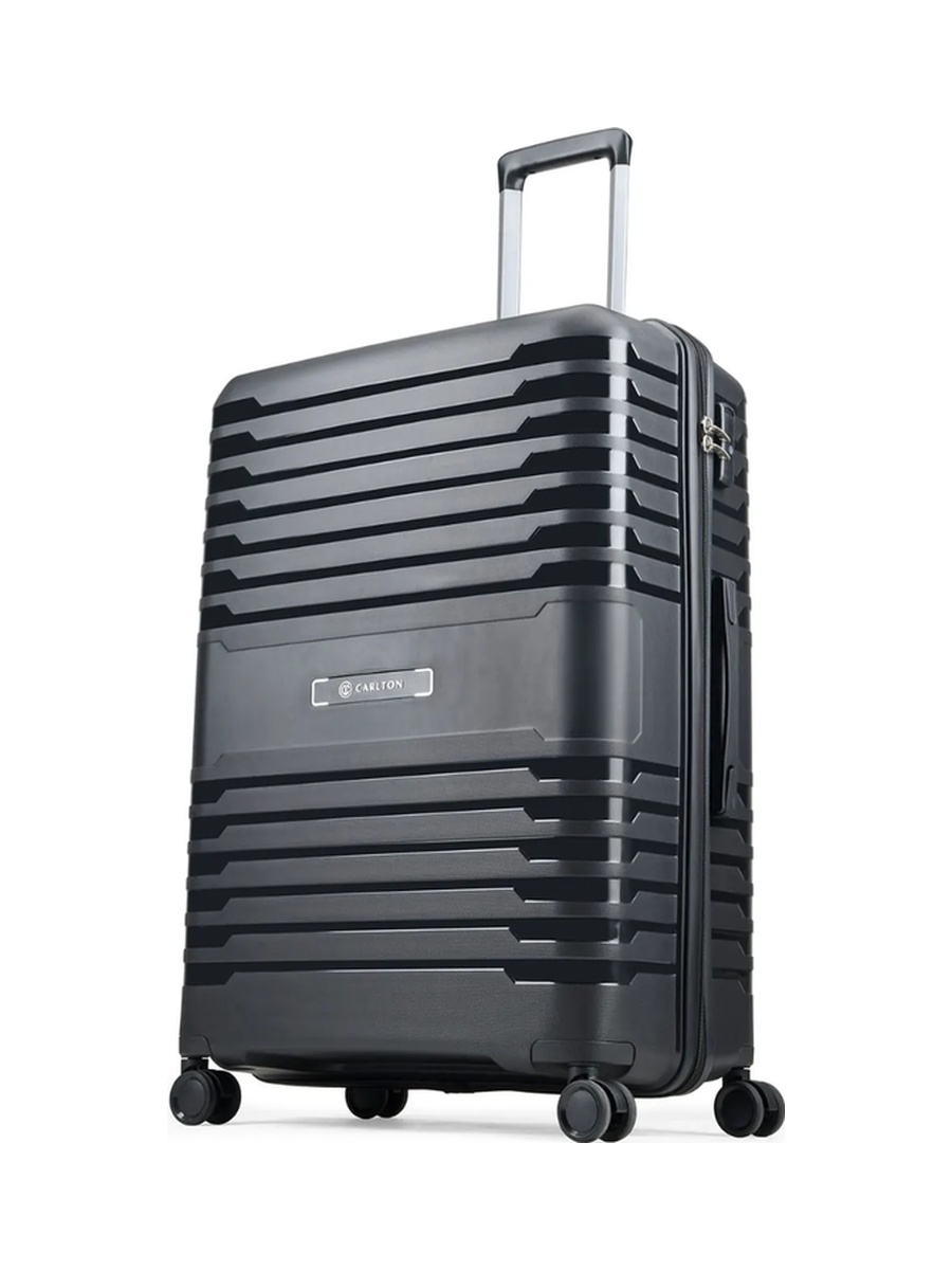 Harbor Plus Hard Shell 8W 76 cm Large Check-In Luggage - Black