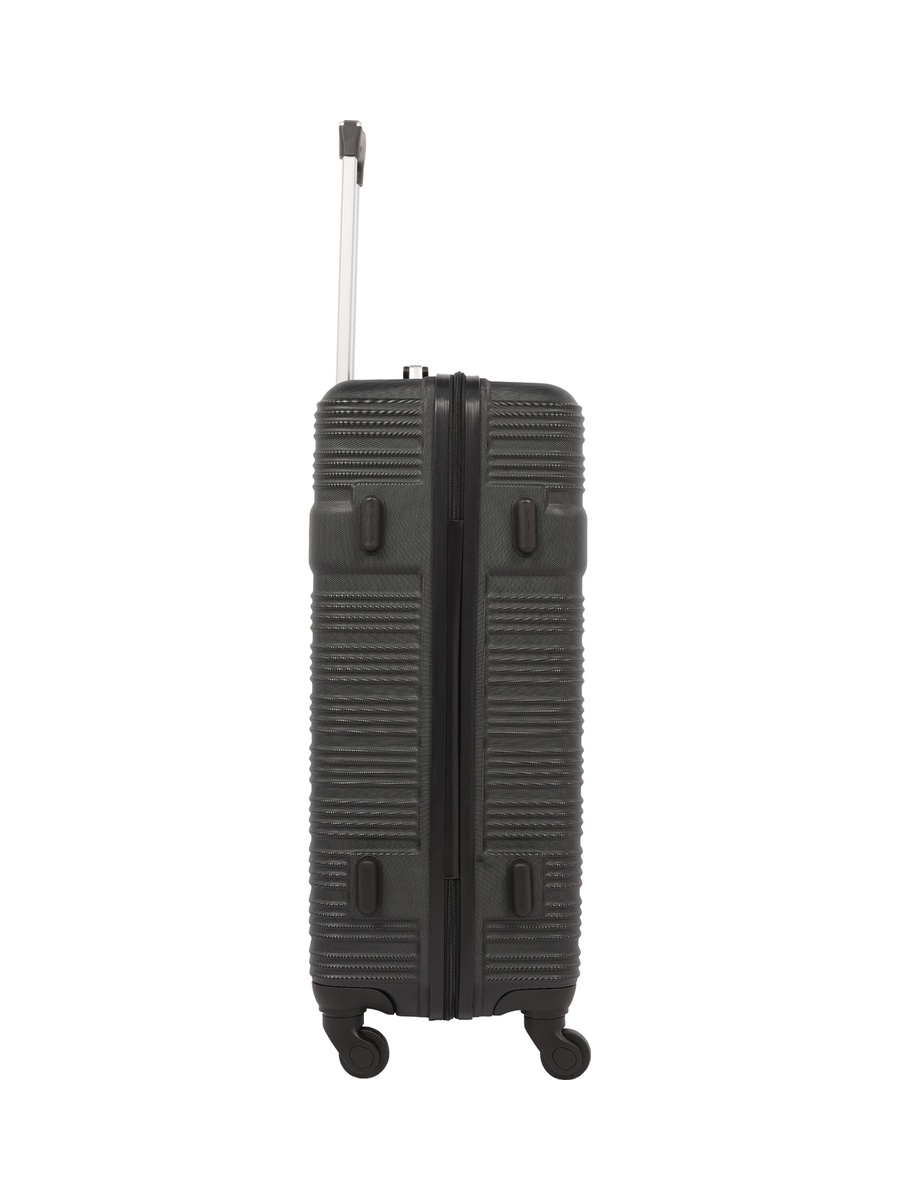 3-Piece Hardside Luggage Set, 20/ 24/ 28 inch ABS Spinner Trolley Bags with Combination Lock, KTMC-9199-Black