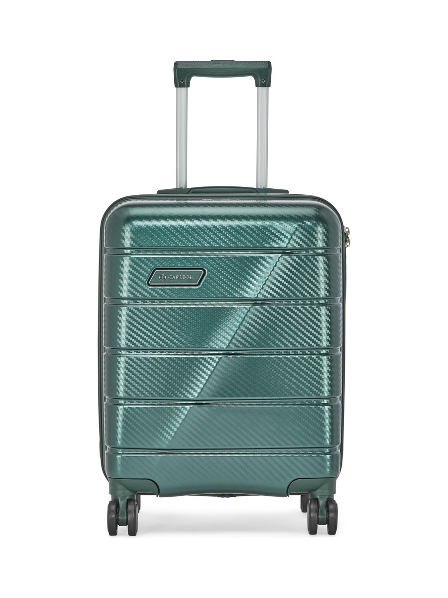 Milan Hard Shell 8W Cabin Carry-On Luggage - Green