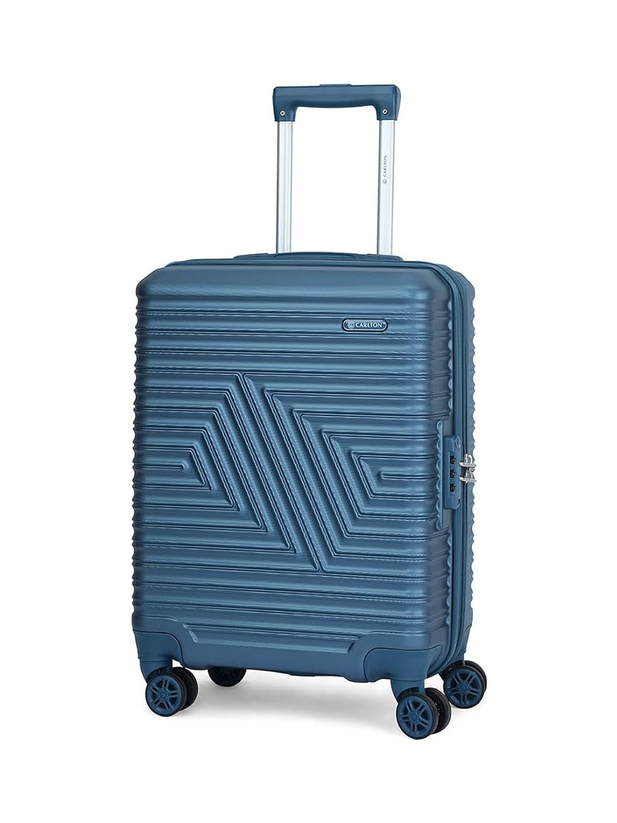 Crossline Hard Shell 8W Medium Check-In Luggage - Blue