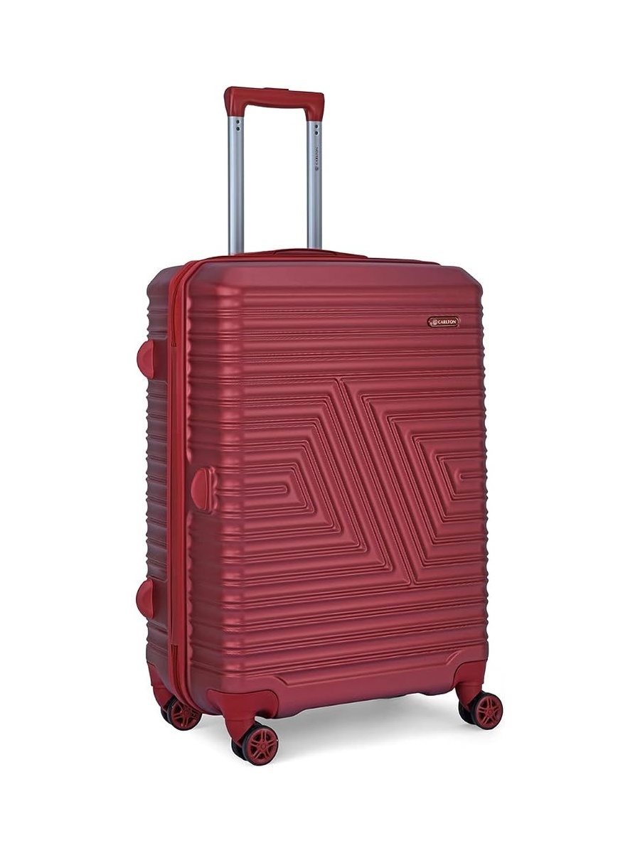 Crossline Hard Shell 8W Medium Check-In Luggage - Maroon