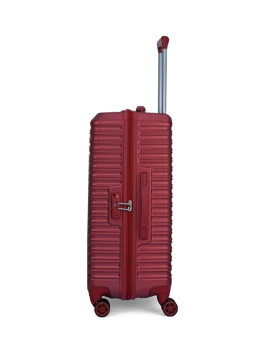 Crossline Hard Shell 8W Medium Check-In Luggage - Maroon