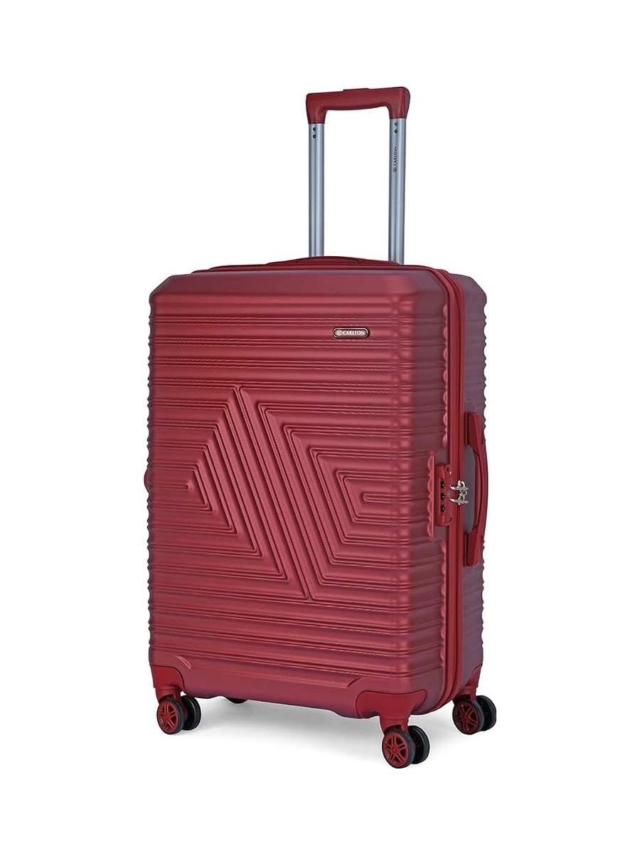 Crossline Hard Shell 8W Large Check-In Luggage - Maroon