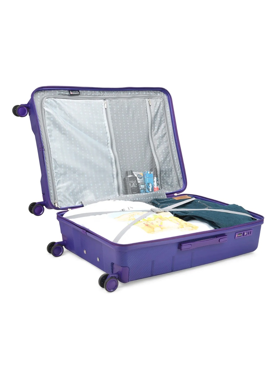 Chroma Active 8W Cabin Carry-On Luggage - Purple