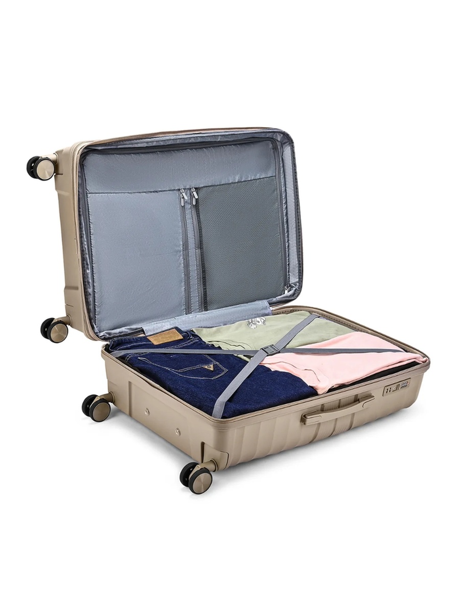 Hertford PP 8W 75 cm Large Check-In Luggage - Champagne