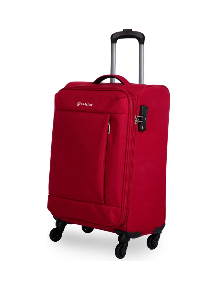 Elante Softside 4W Cabin Carry-On Luggage - Red