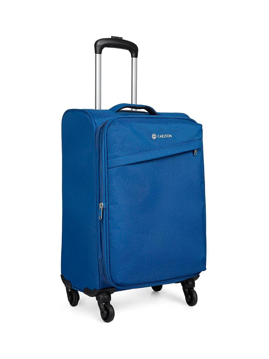 Lords Softside 4W Medium Check-In Luggage - Blue