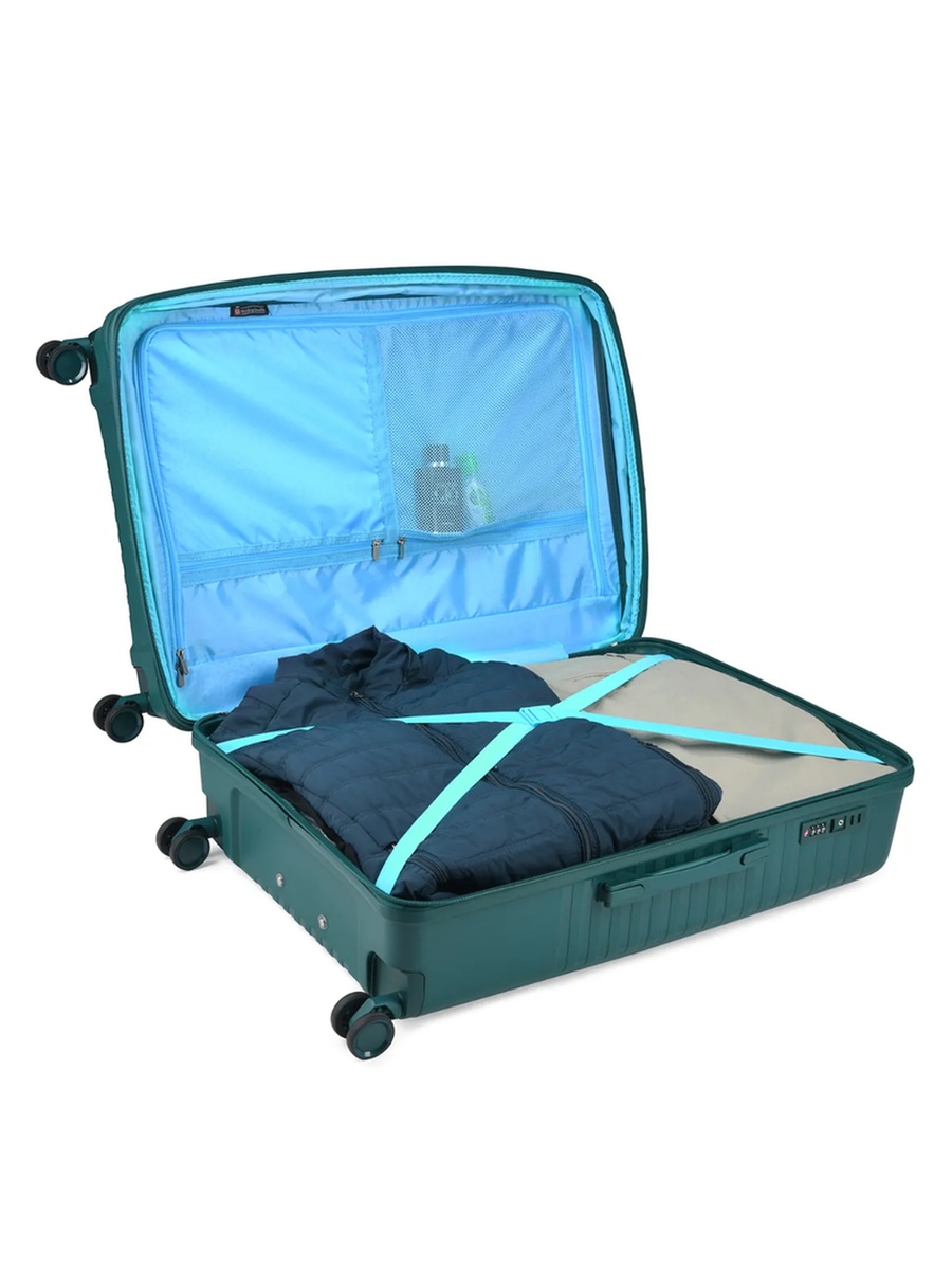 Wego Plus Hard Shell 8W 55 cm Cabin Carry-On Luggage - Green