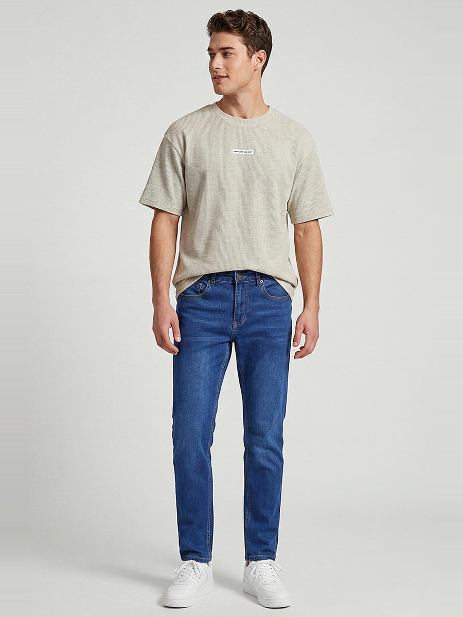 Straight Fit Stretch Jeans