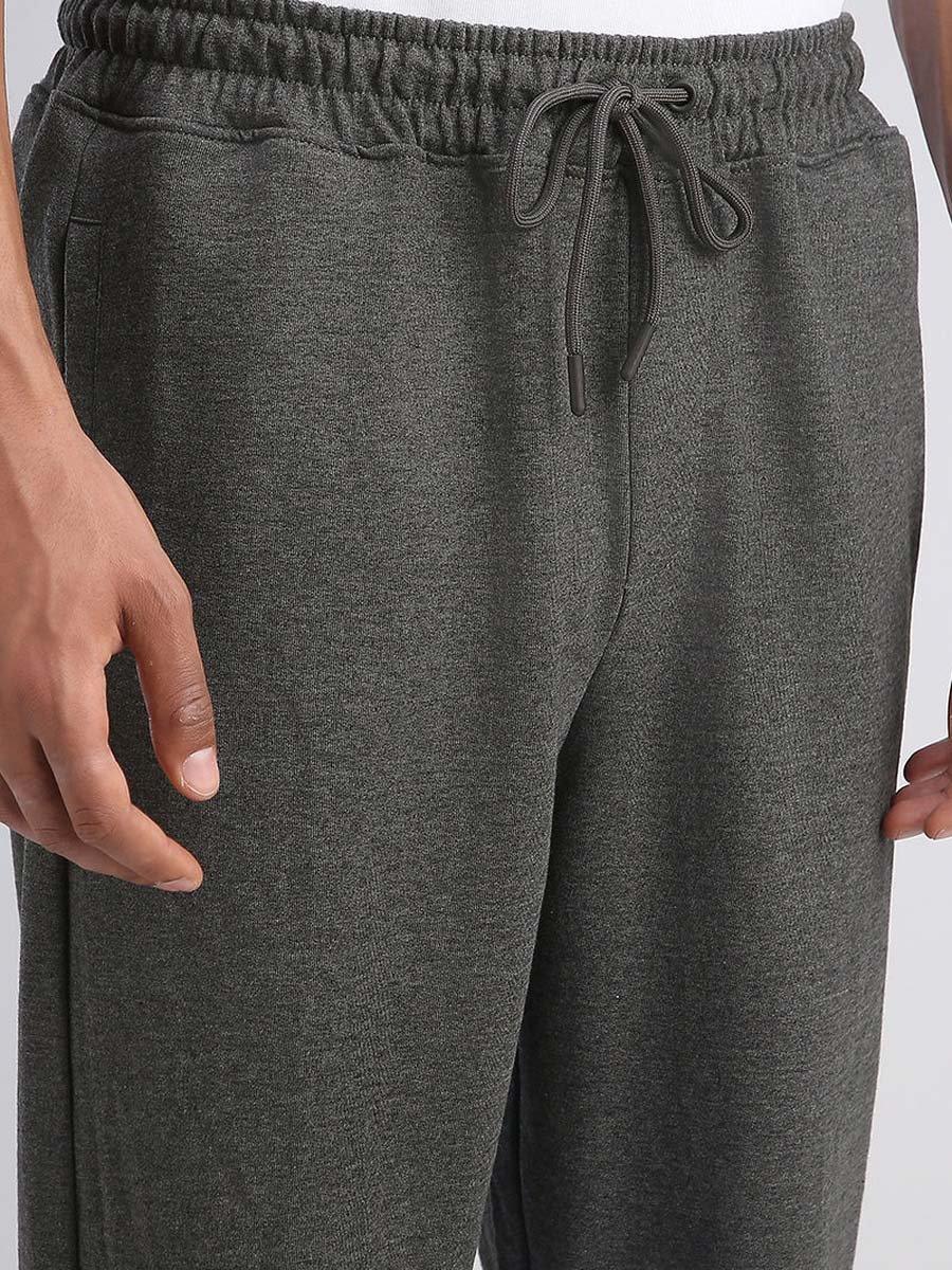 Drawstring Cuffed Sweat Jogger Pants