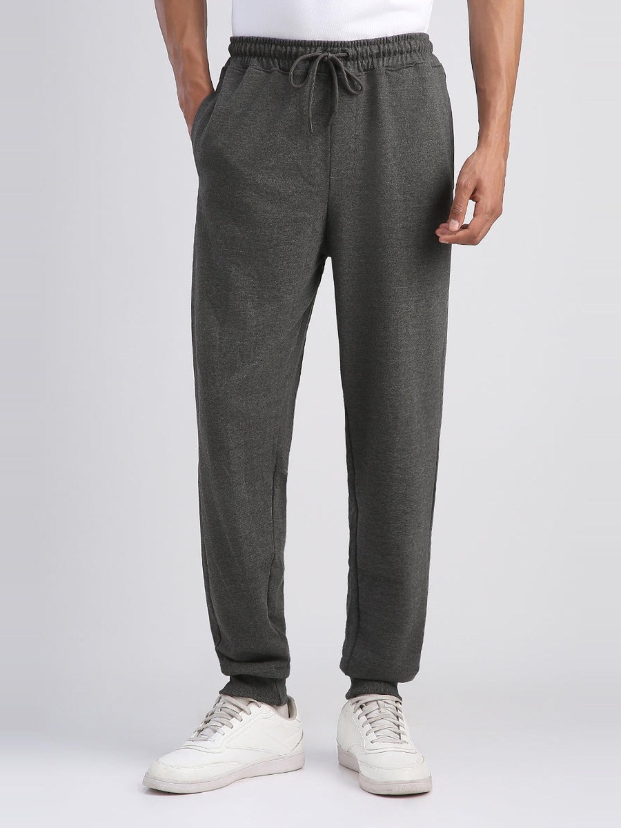 Drawstring Cuffed Sweat Jogger Pants