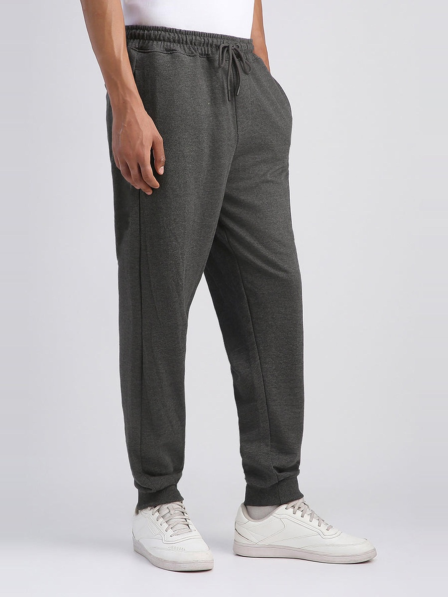 Drawstring Cuffed Sweat Jogger Pants