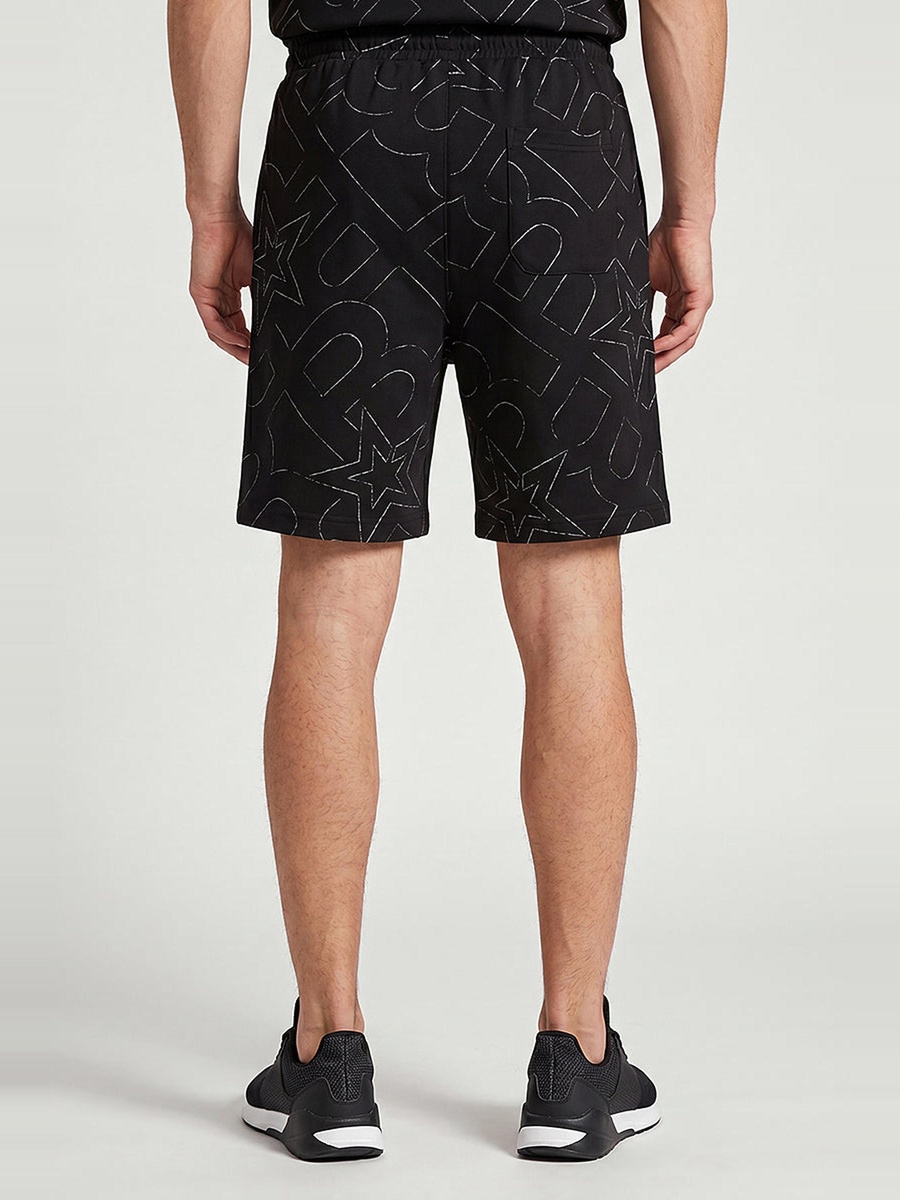 Printed Drawstring Shorts