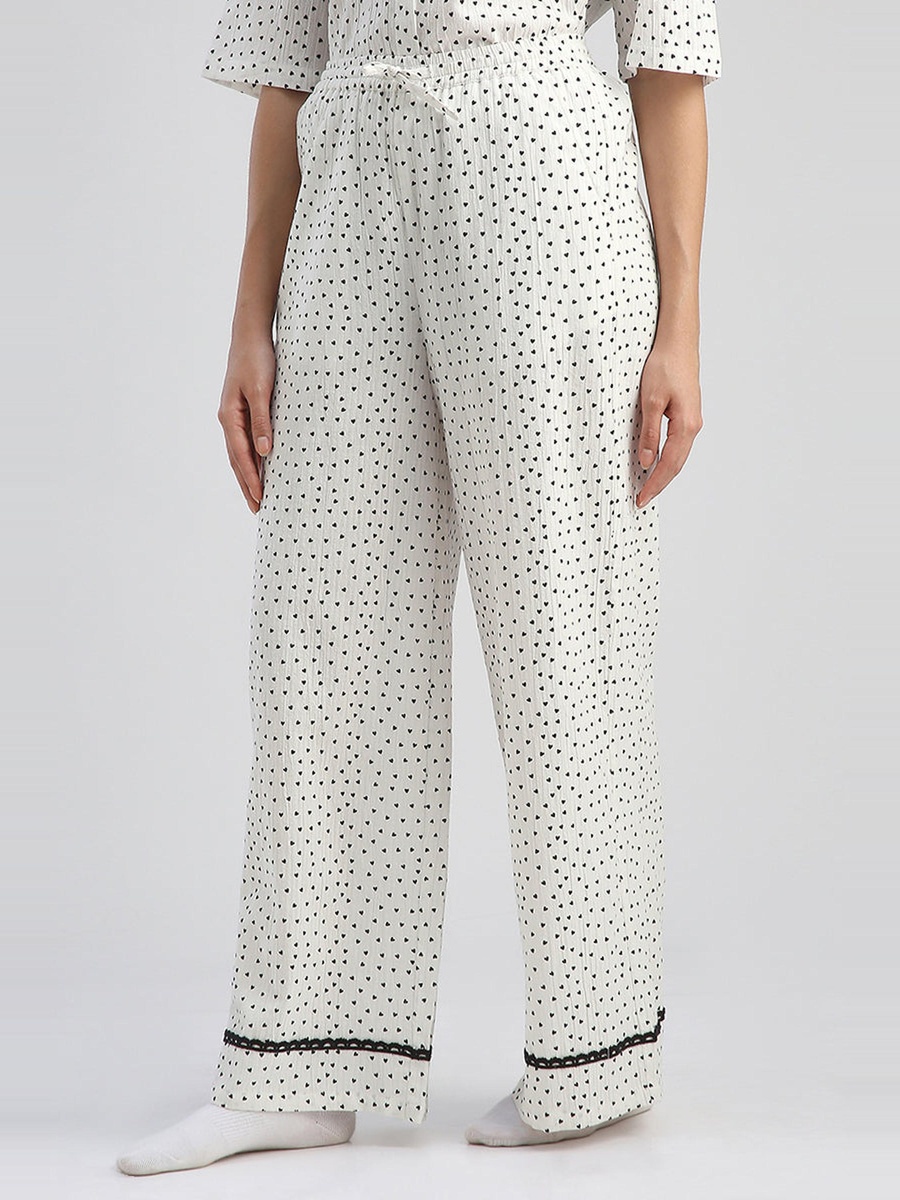 Wide Leg Pyjama Lounge Pants