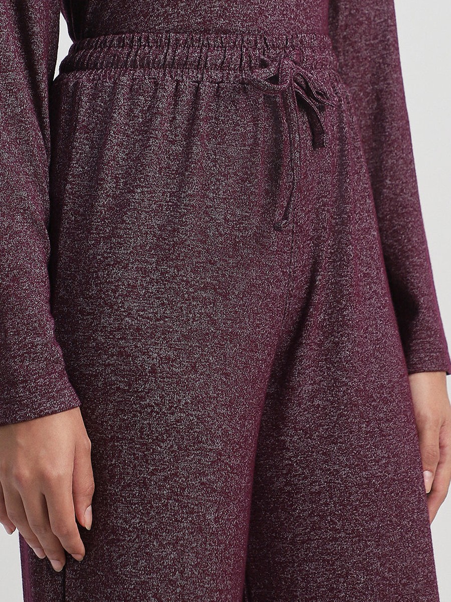 Wide-Leg Lounge Pants