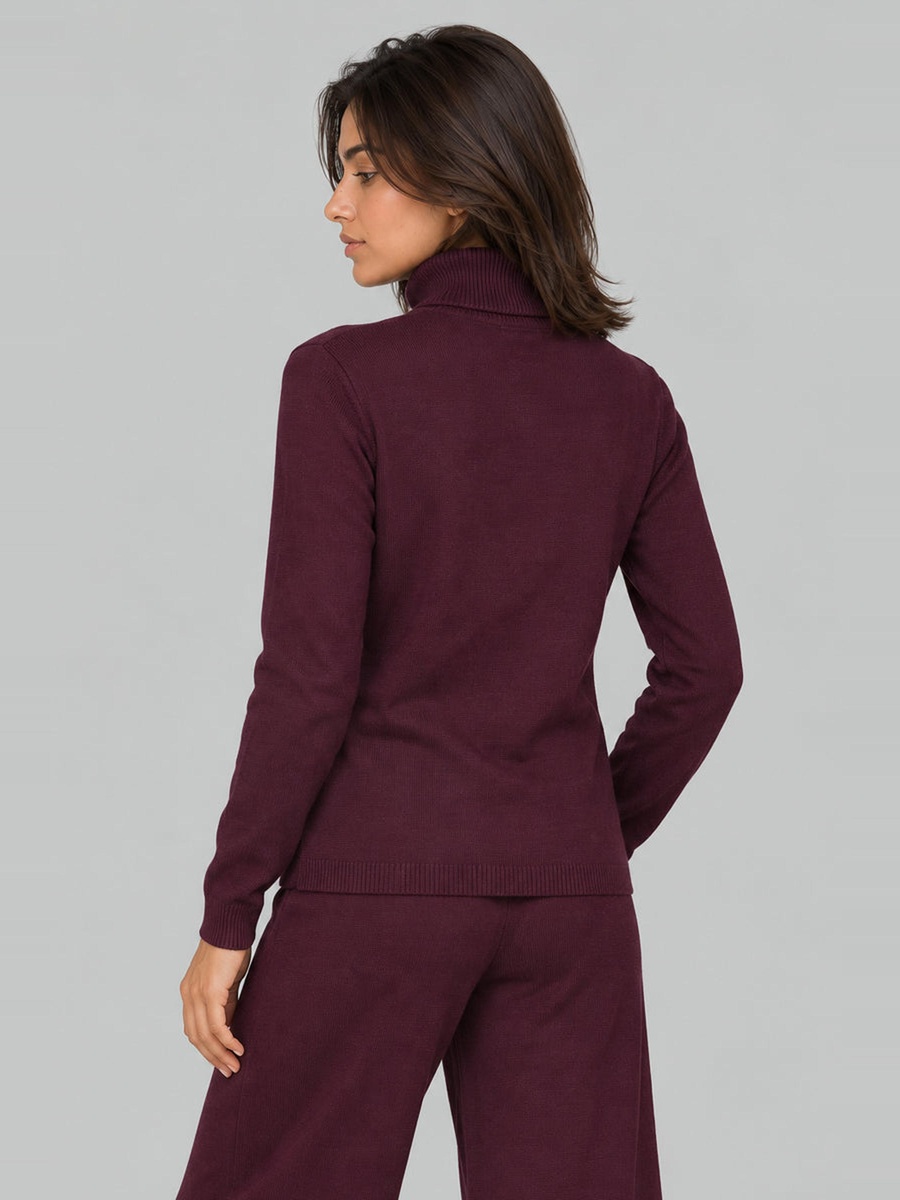 Classic Turtleneck Knit Sweater