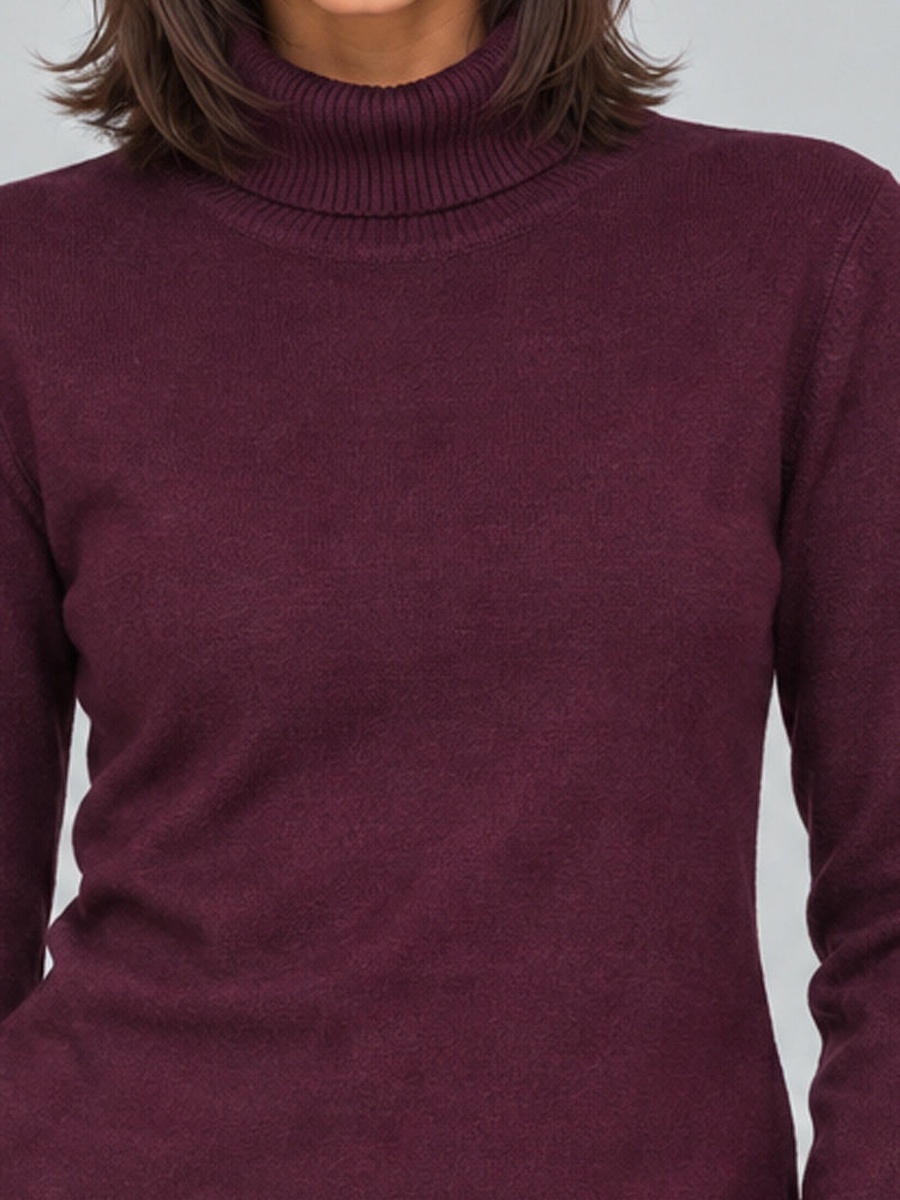 Classic Turtleneck Knit Sweater