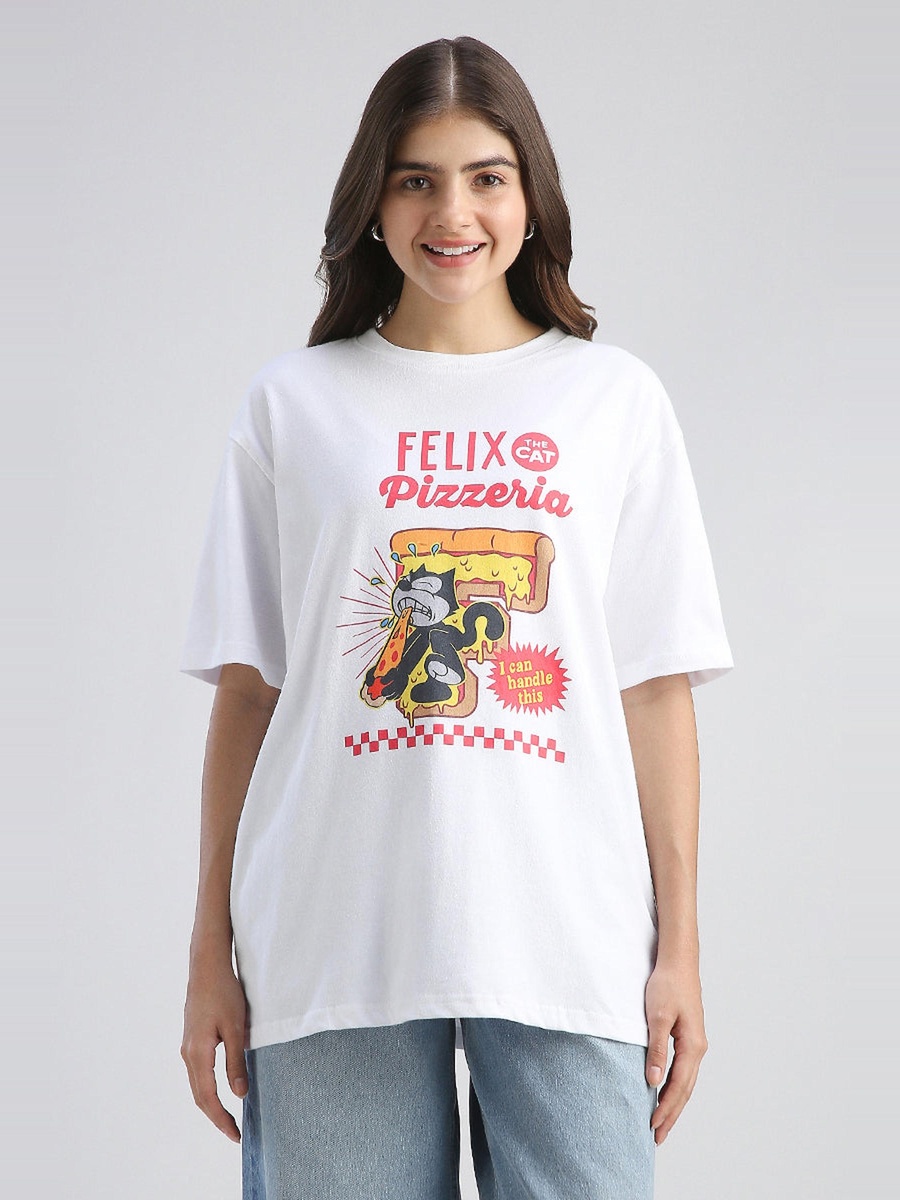 Cartoon Graphic Oversized Tshirt