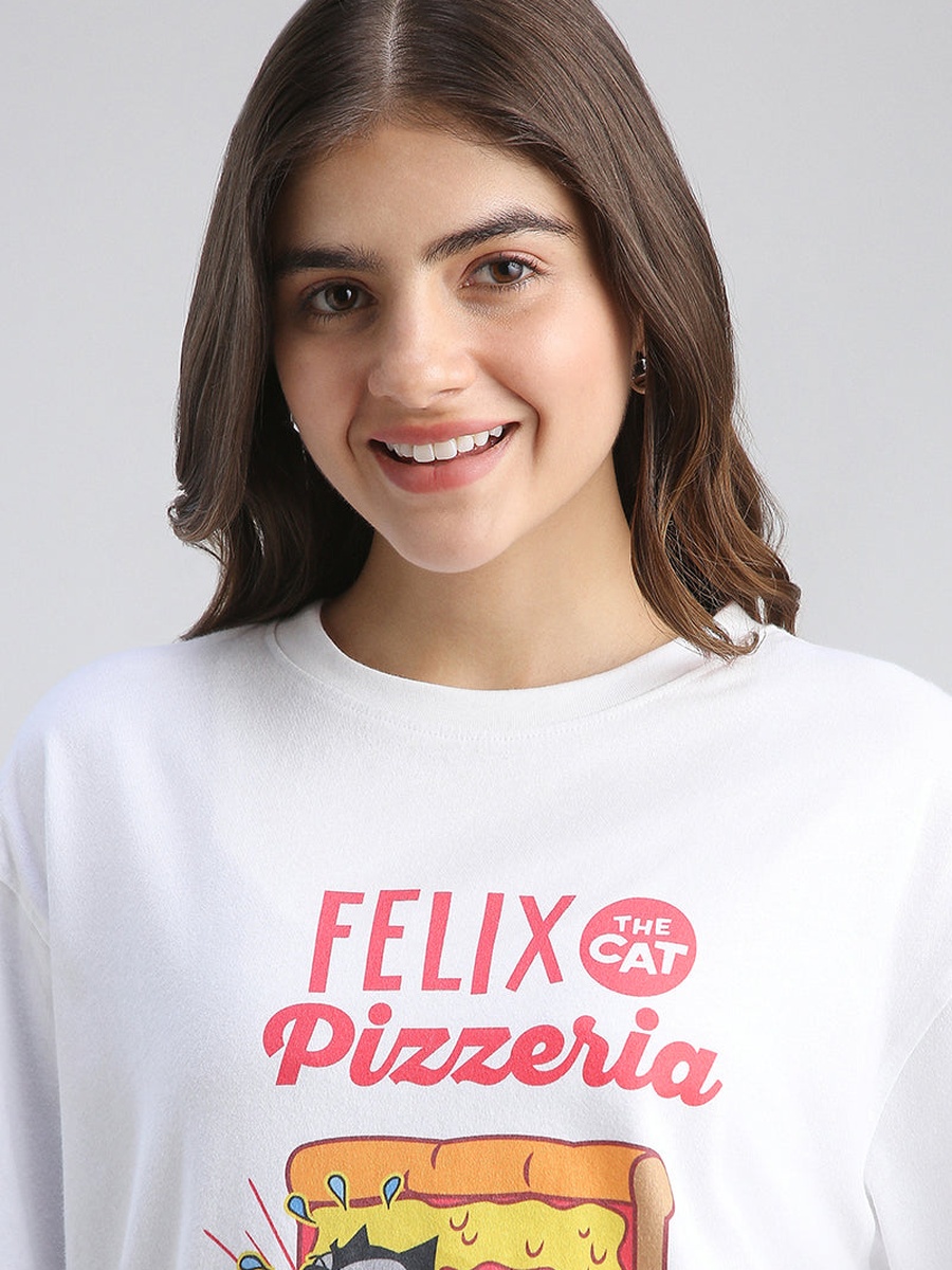 Cartoon Graphic Oversized Tshirt