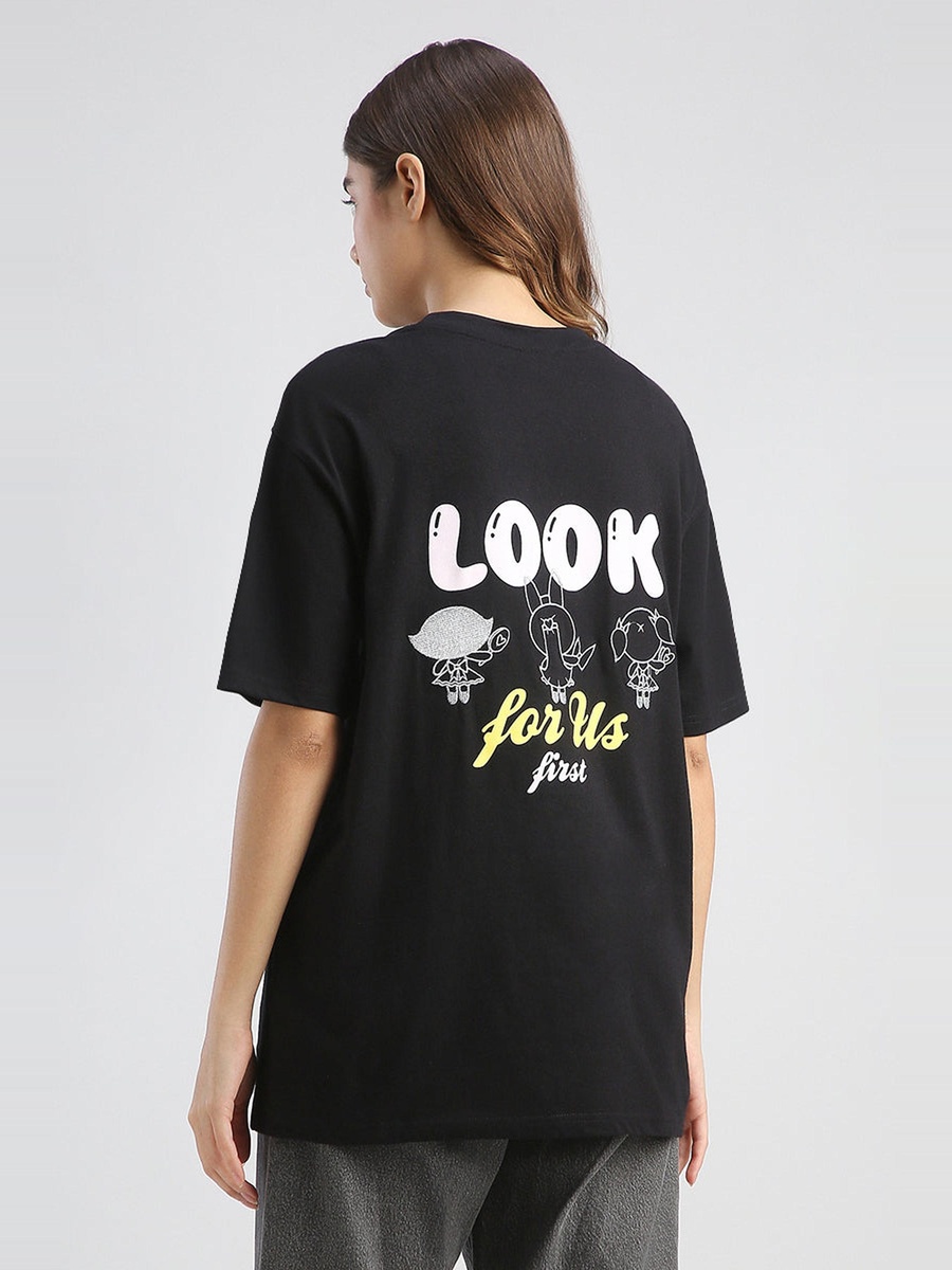 Powerpuff Graphic Oversized Tshirt