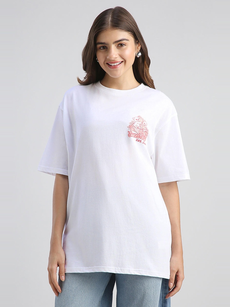 Oversized T-Shirt With Back Print