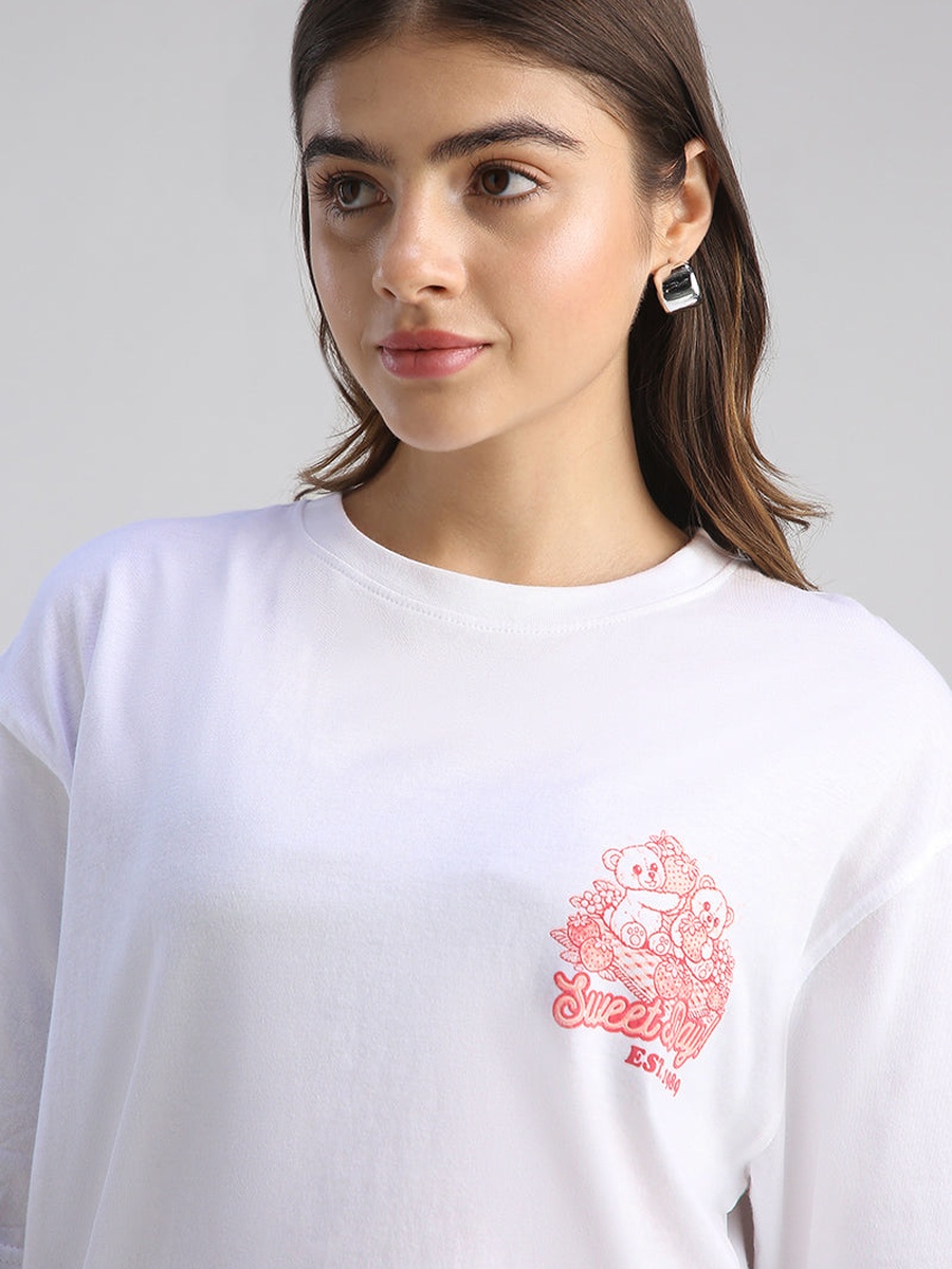 Oversized T-Shirt With Back Print