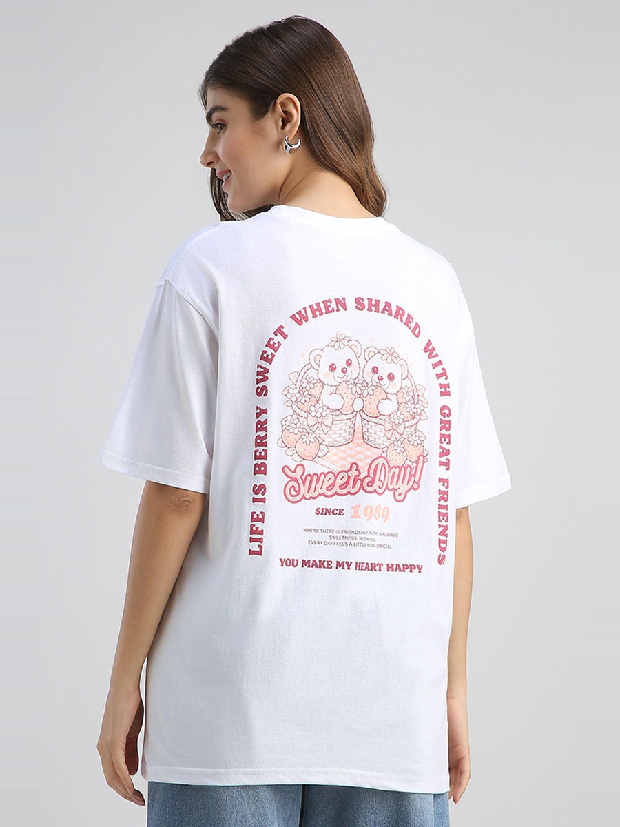 Oversized T-Shirt With Back Print