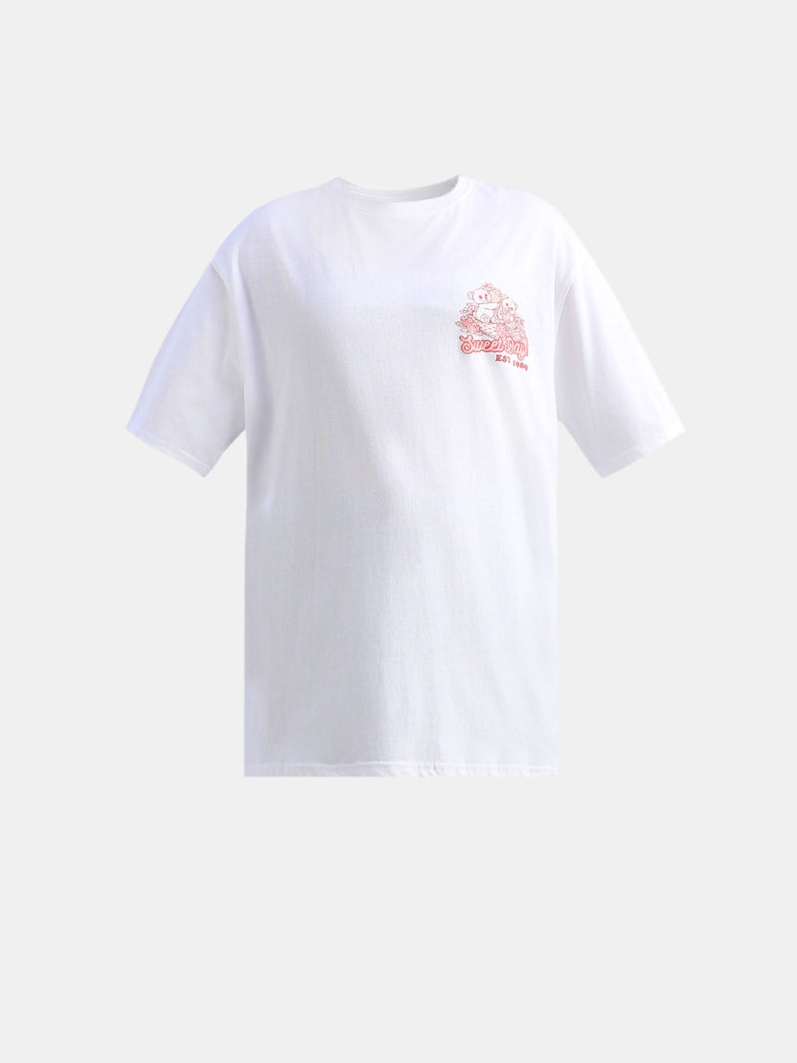 Oversized T-Shirt With Back Print