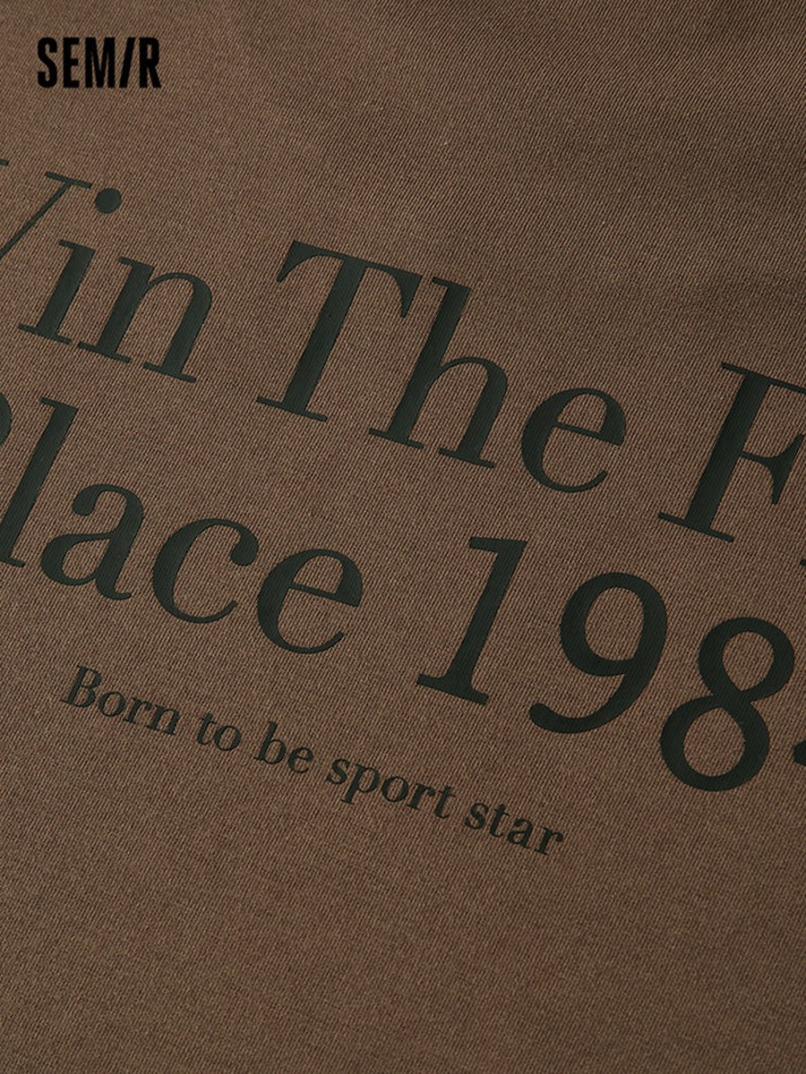 Sweatshirt With Front And Back Prints