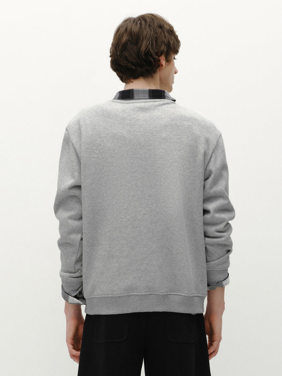 Men Sweatshirt with front Embroidery