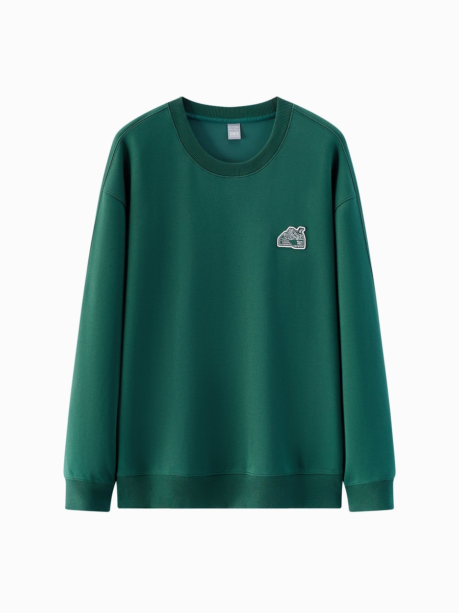 Men Smartech Graphic Print Long Sleeve Sweatshirt